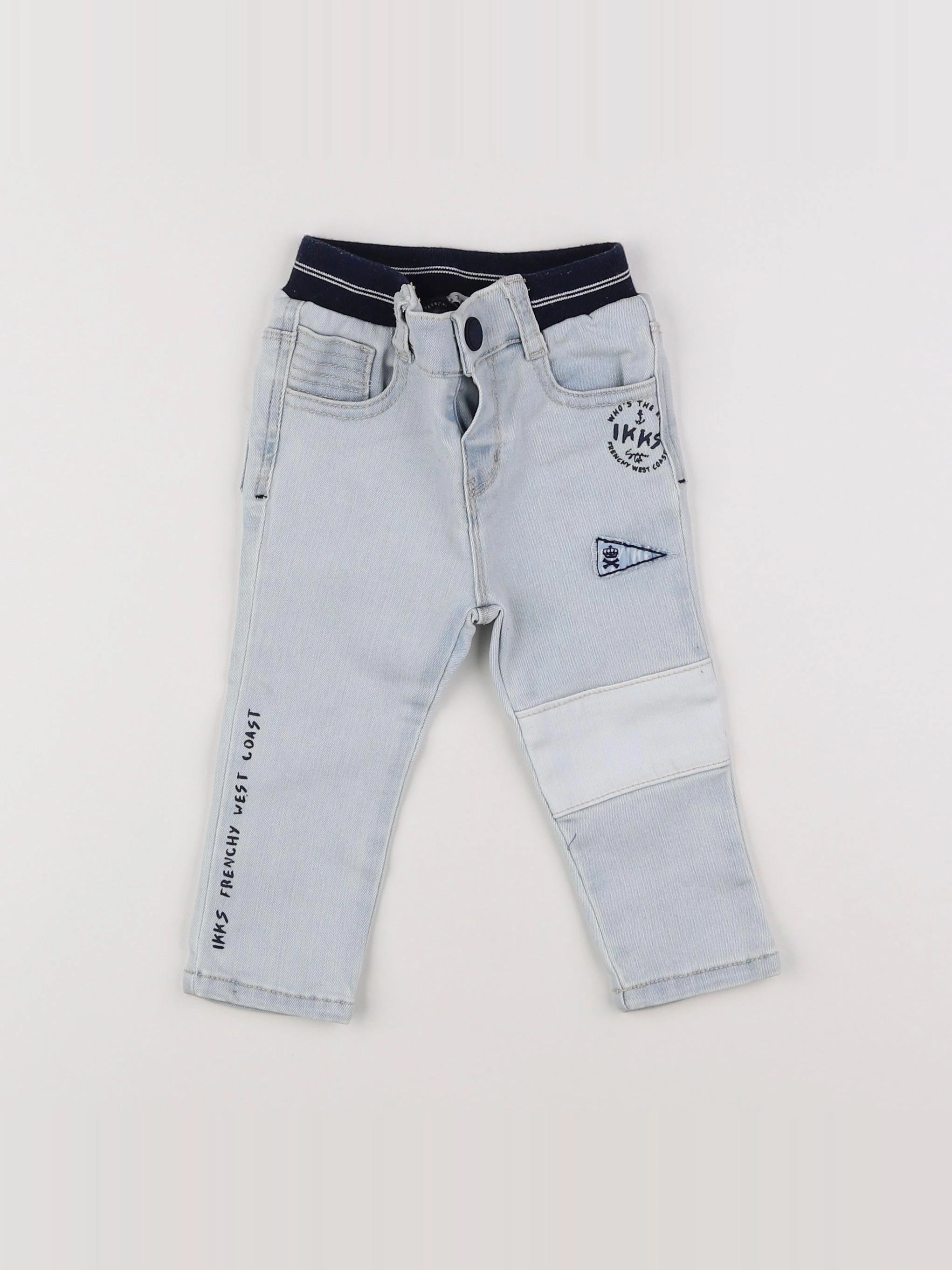 IKKS - jean bleu - 12 mois