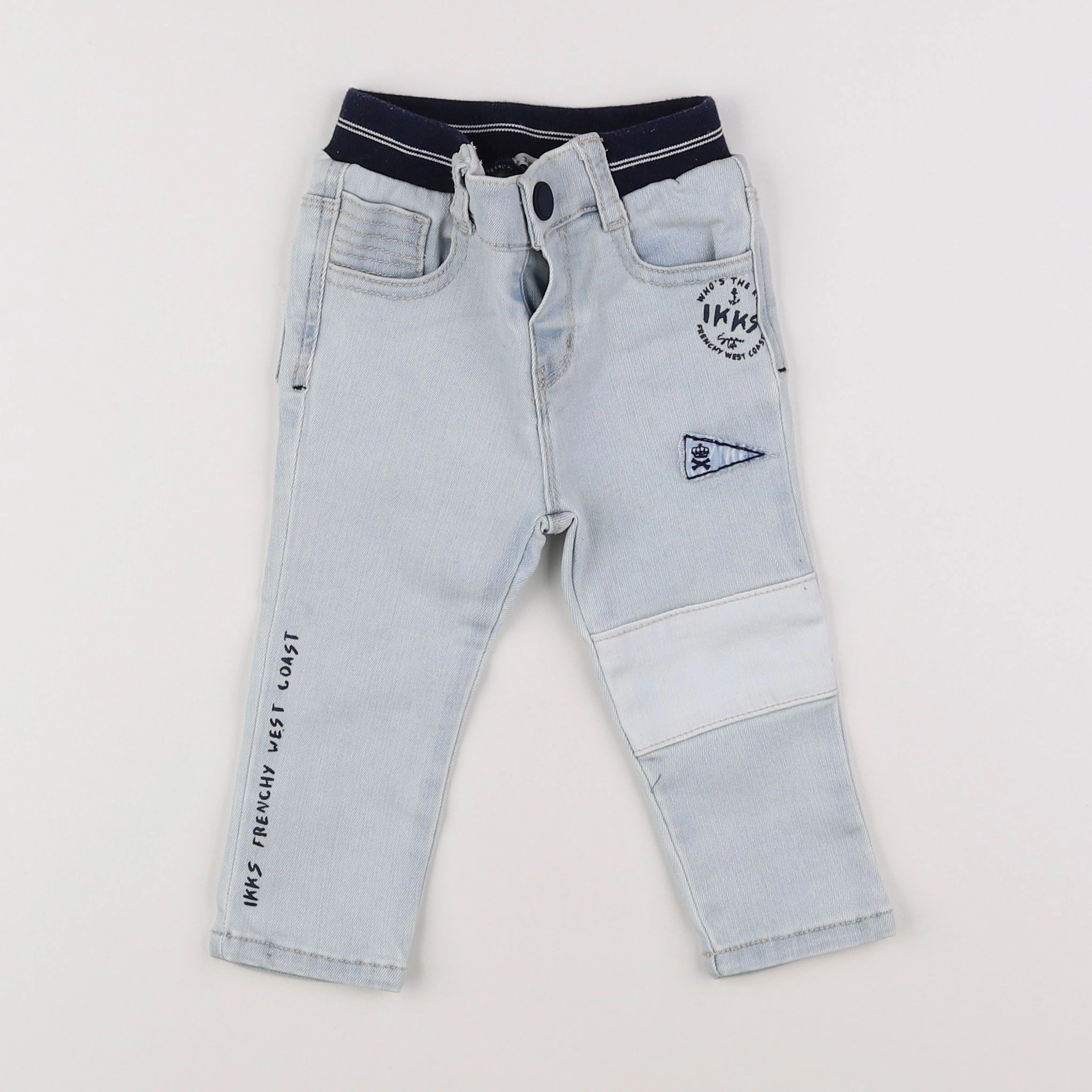 IKKS - jean bleu - 12 mois