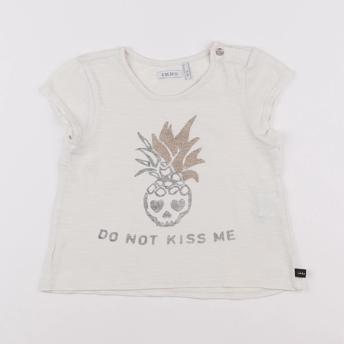 IKKS - tee-shirt beige - 2 ans