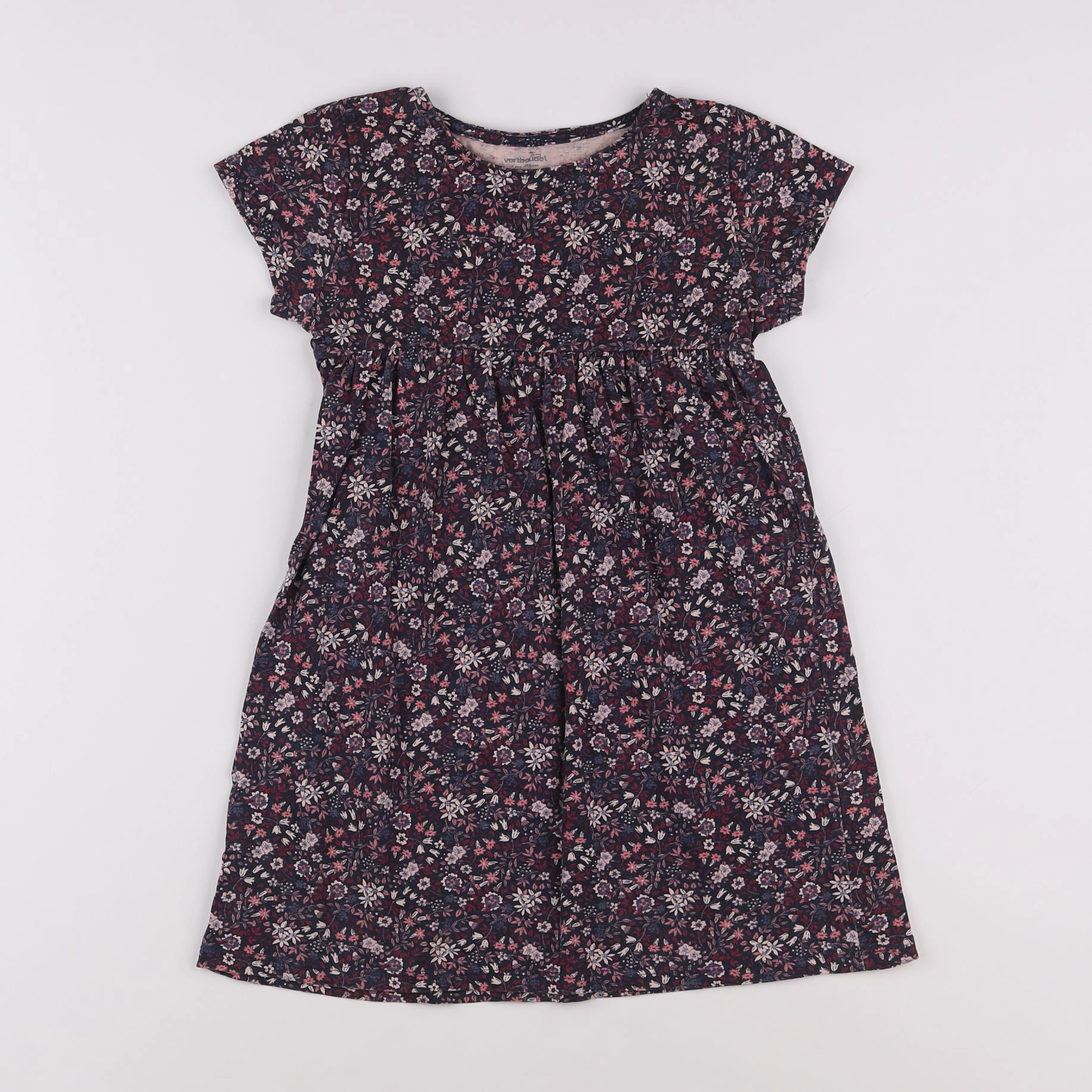 Vertbaudet - robe violet - 6 ans