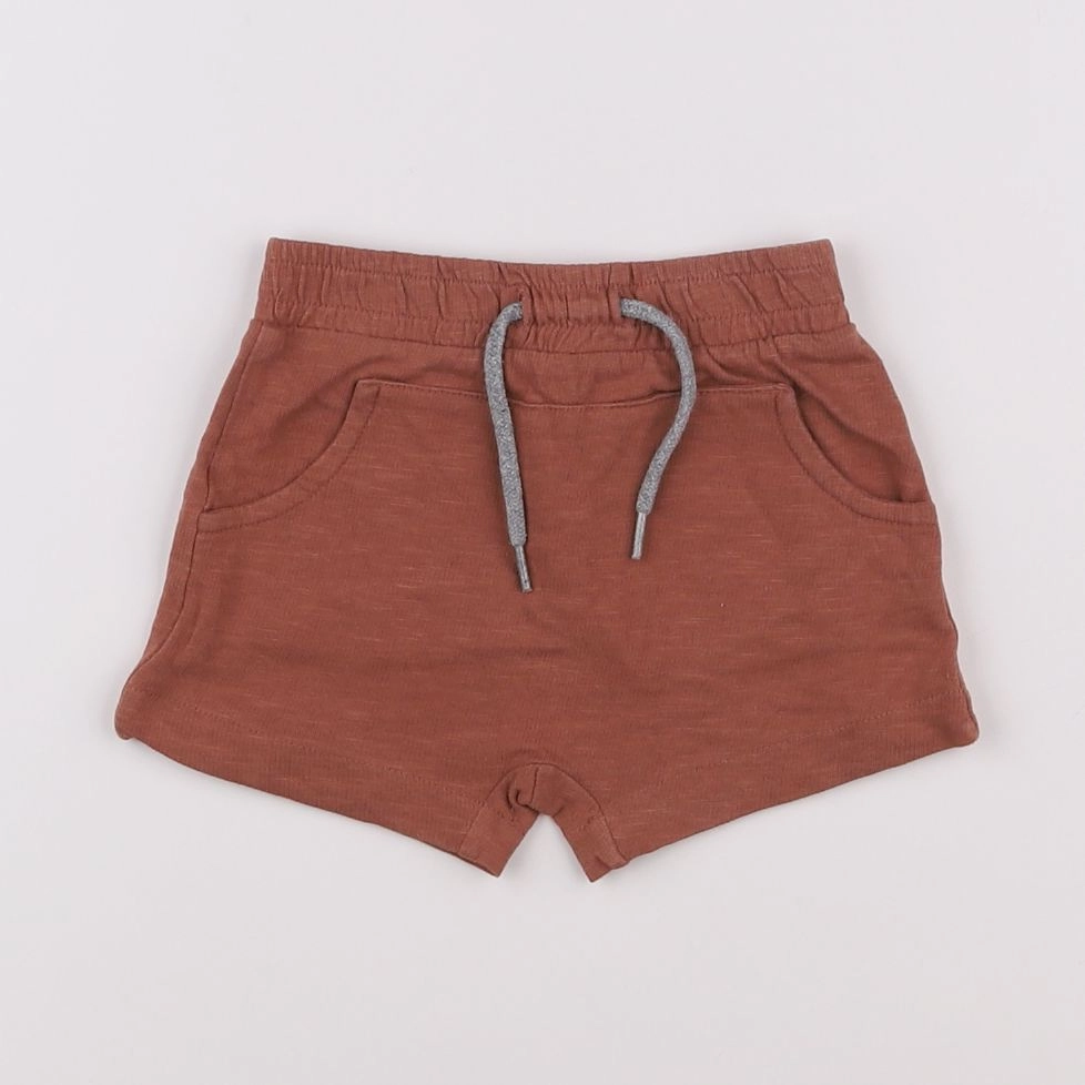 Vertbaudet - short marron - 6 mois