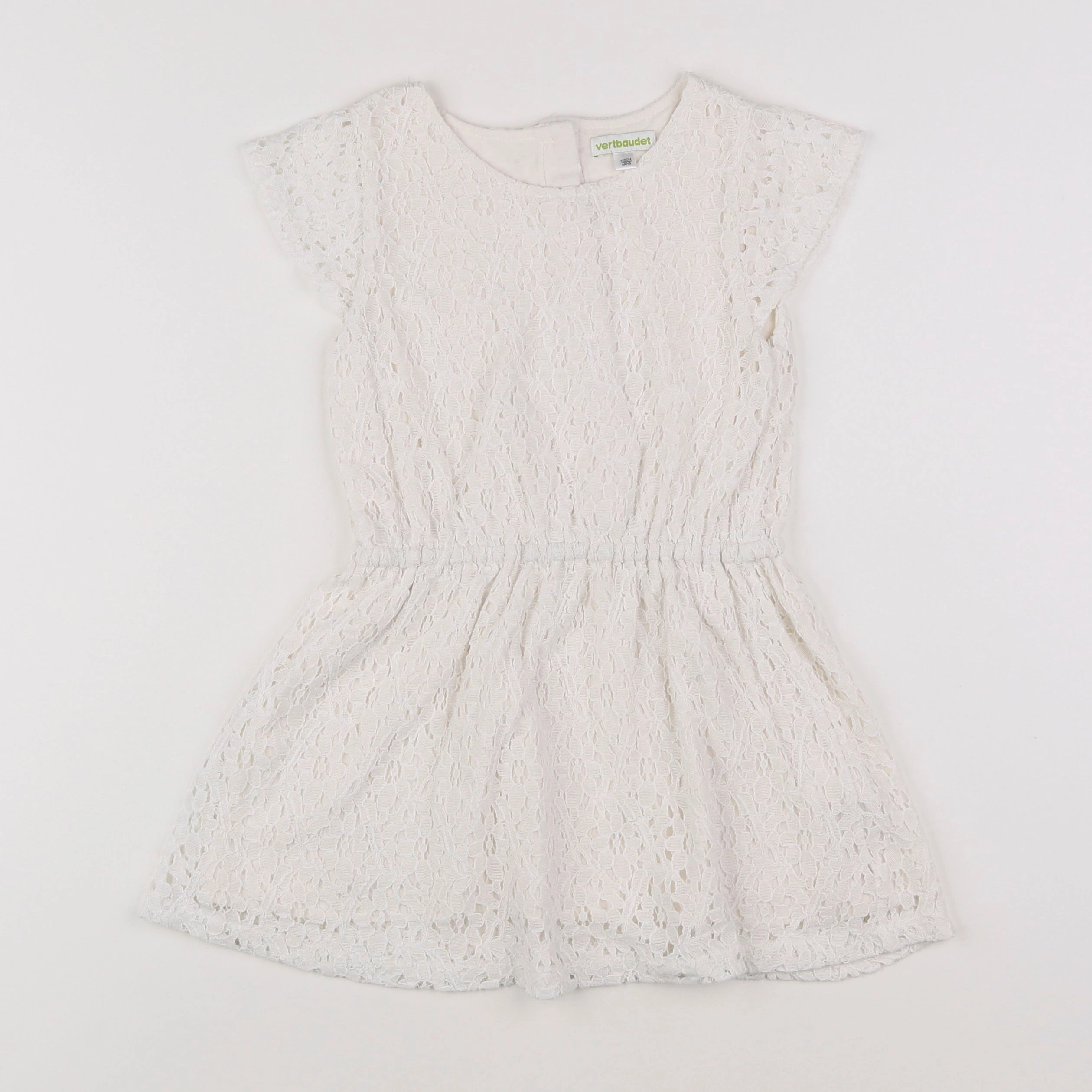 Vertbaudet - robe blanc - 4 ans