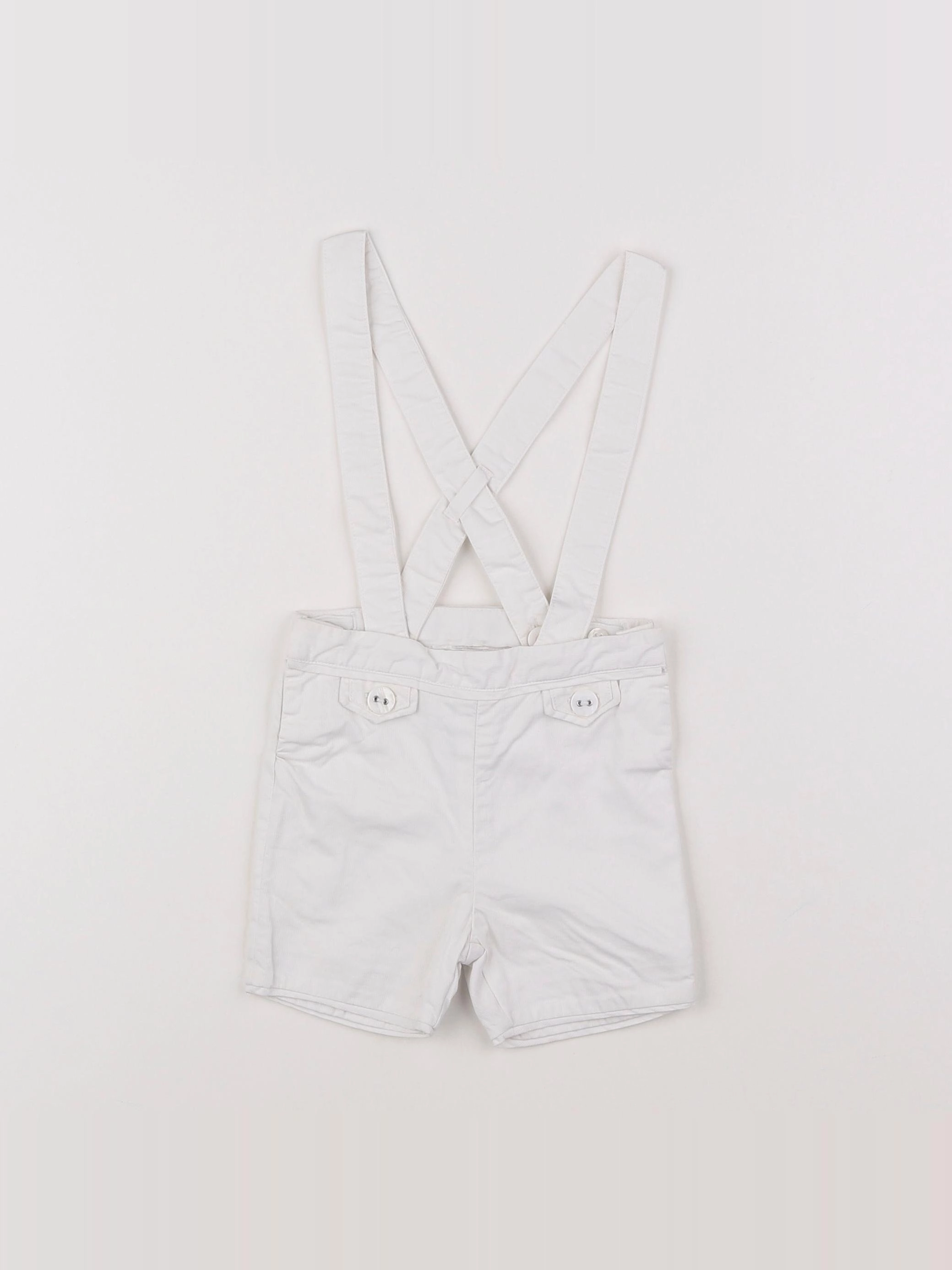 Jacadi - short blanc - 3 mois