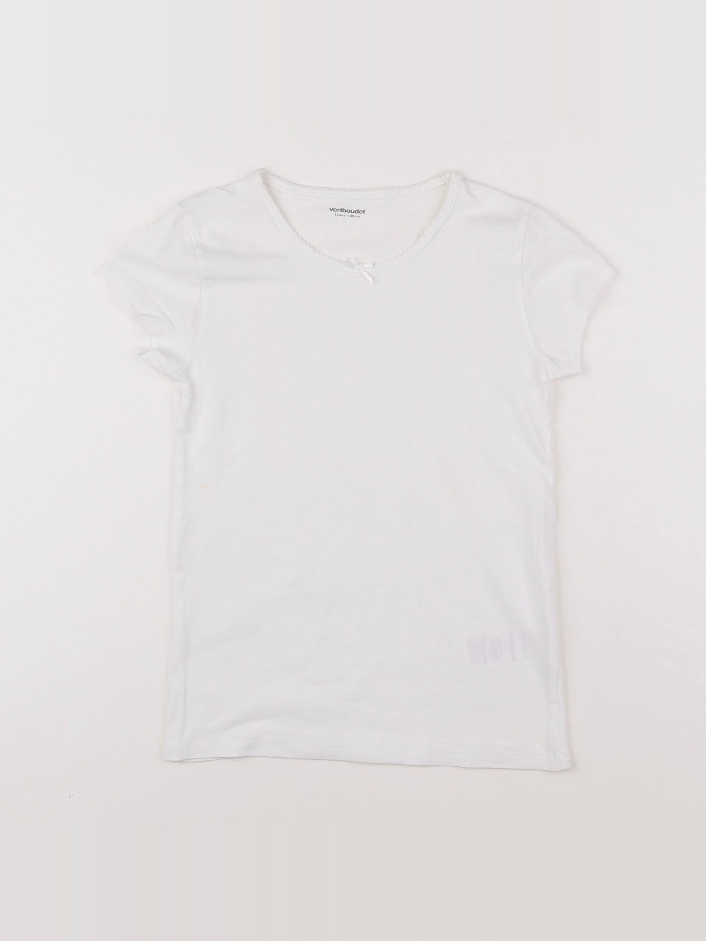 Vertbaudet - maillot de corps blanc - 10 ans