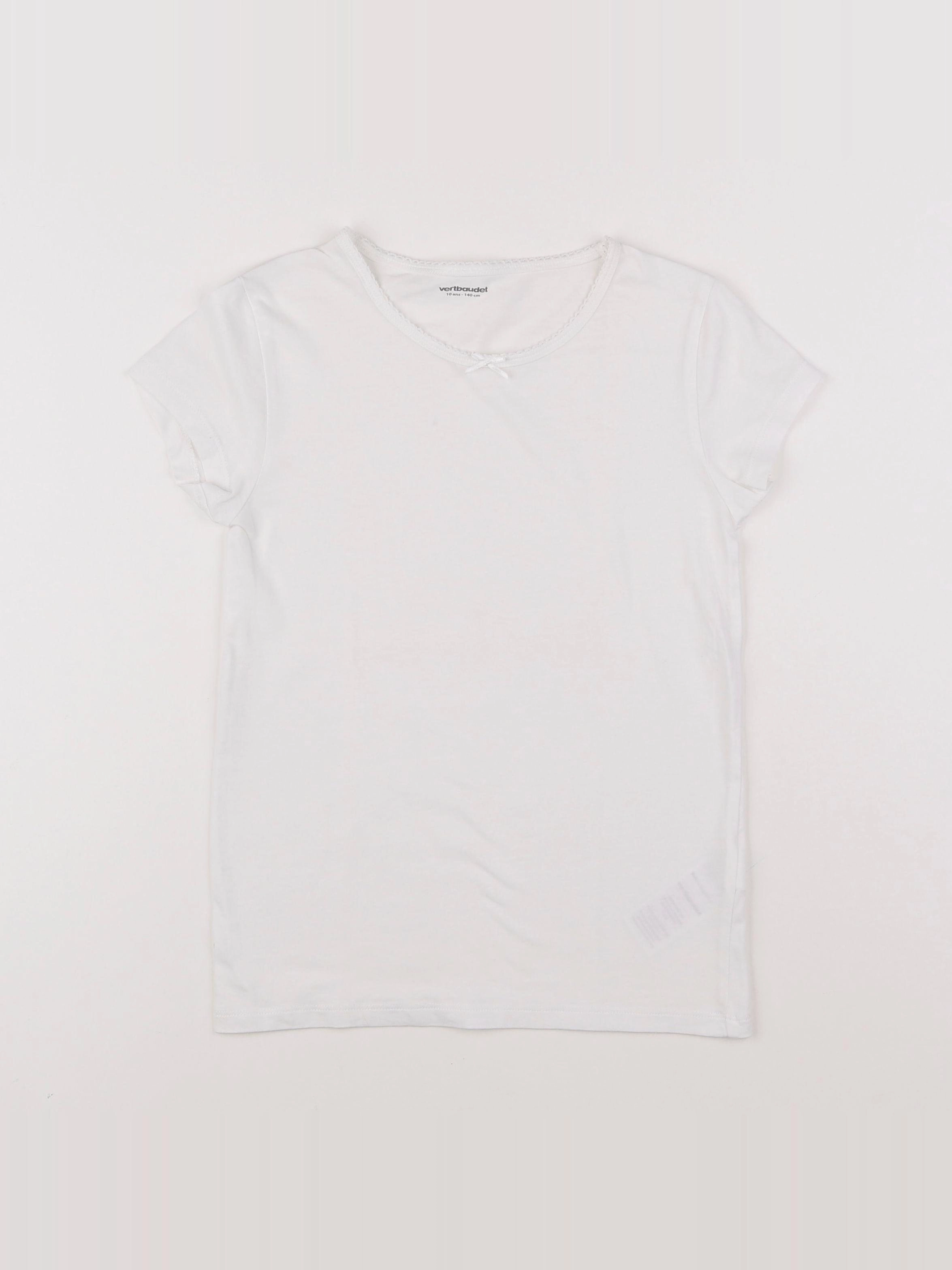 Vertbaudet - maillot de corps blanc - 10 ans