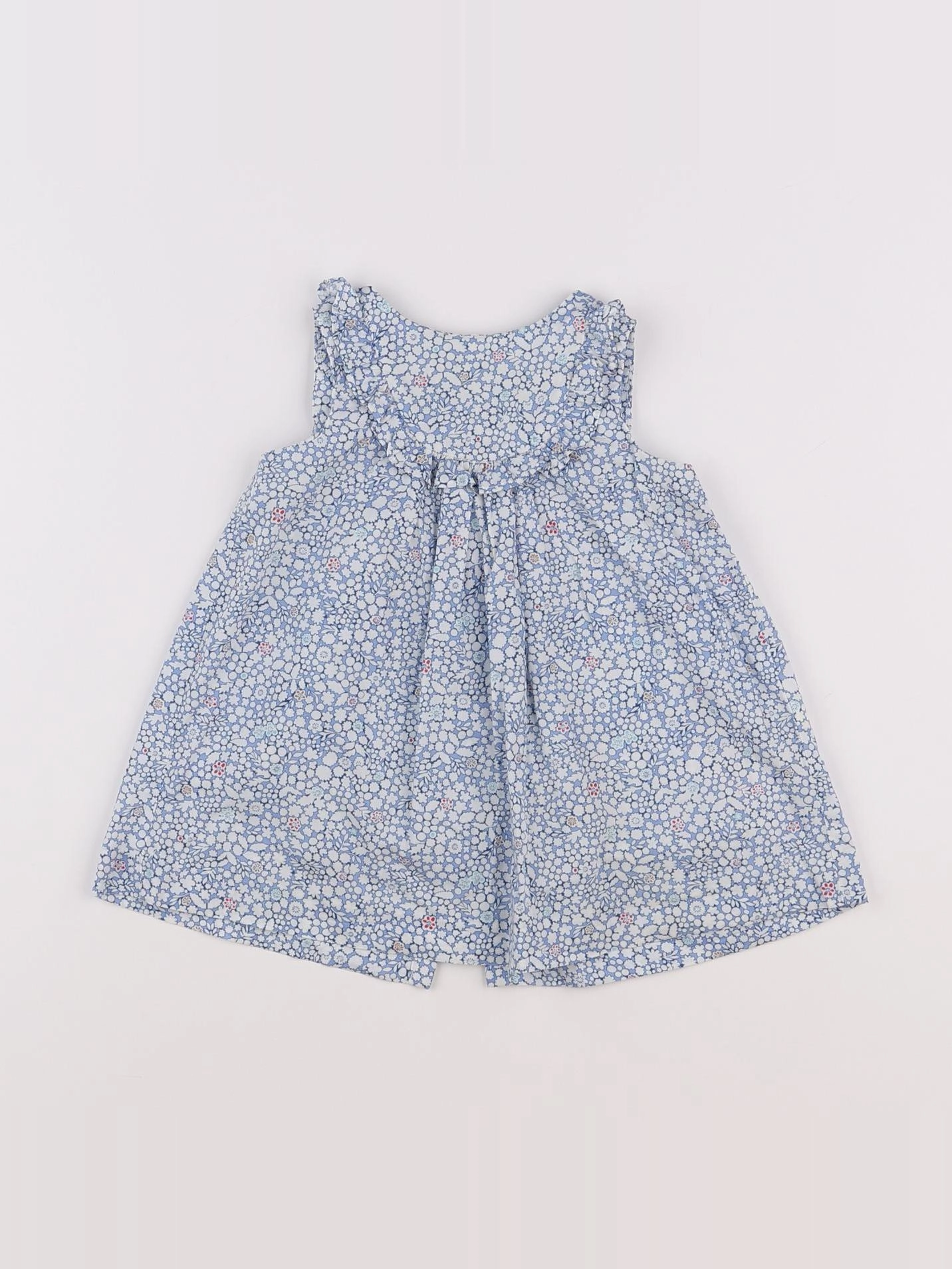 Jacadi - robe bleu, blanc - 12 mois