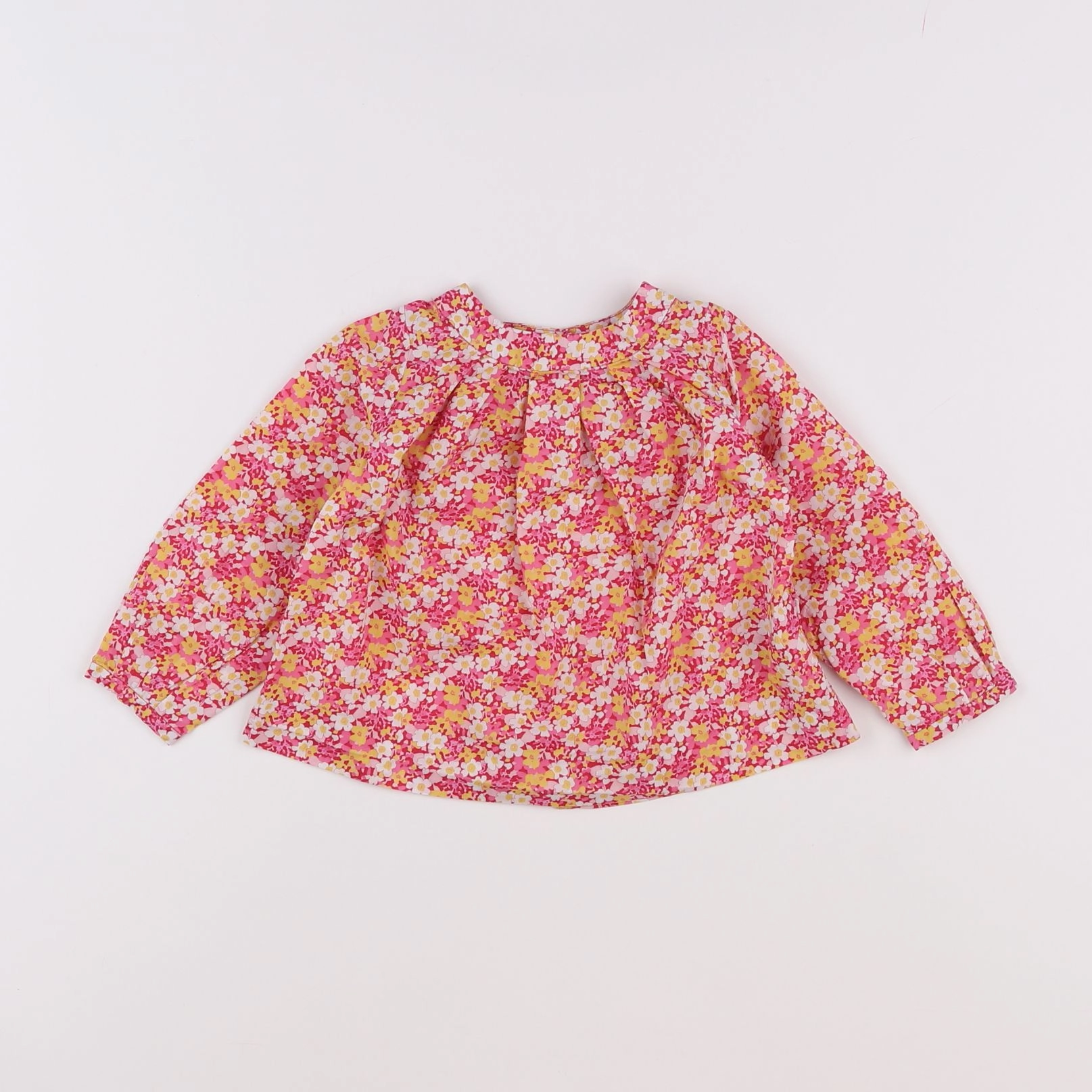 Jacadi - blouse liberty rose - 12 mois