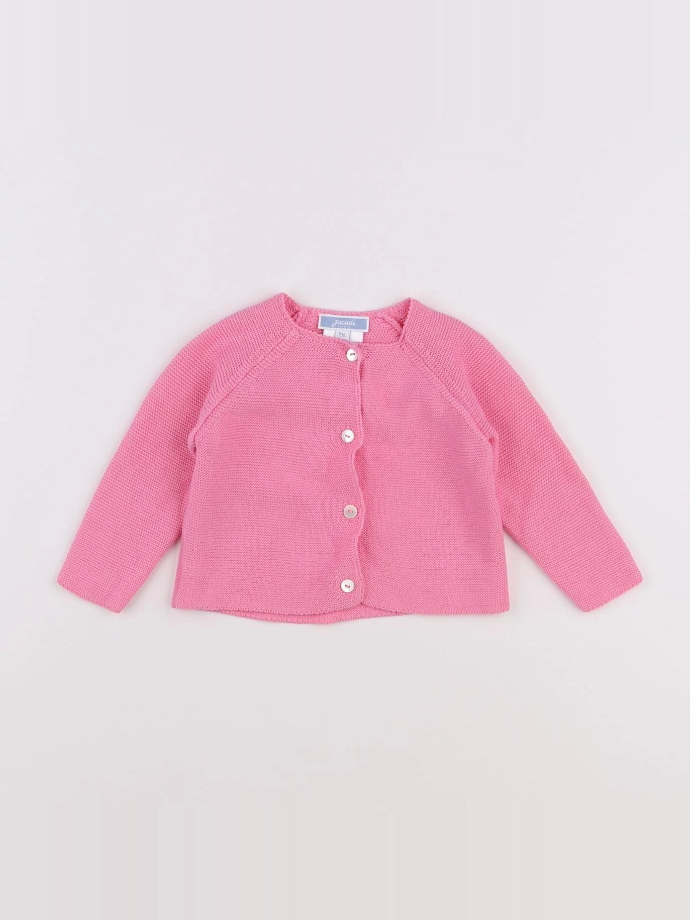 Jacadi - gilet rose - 6 mois