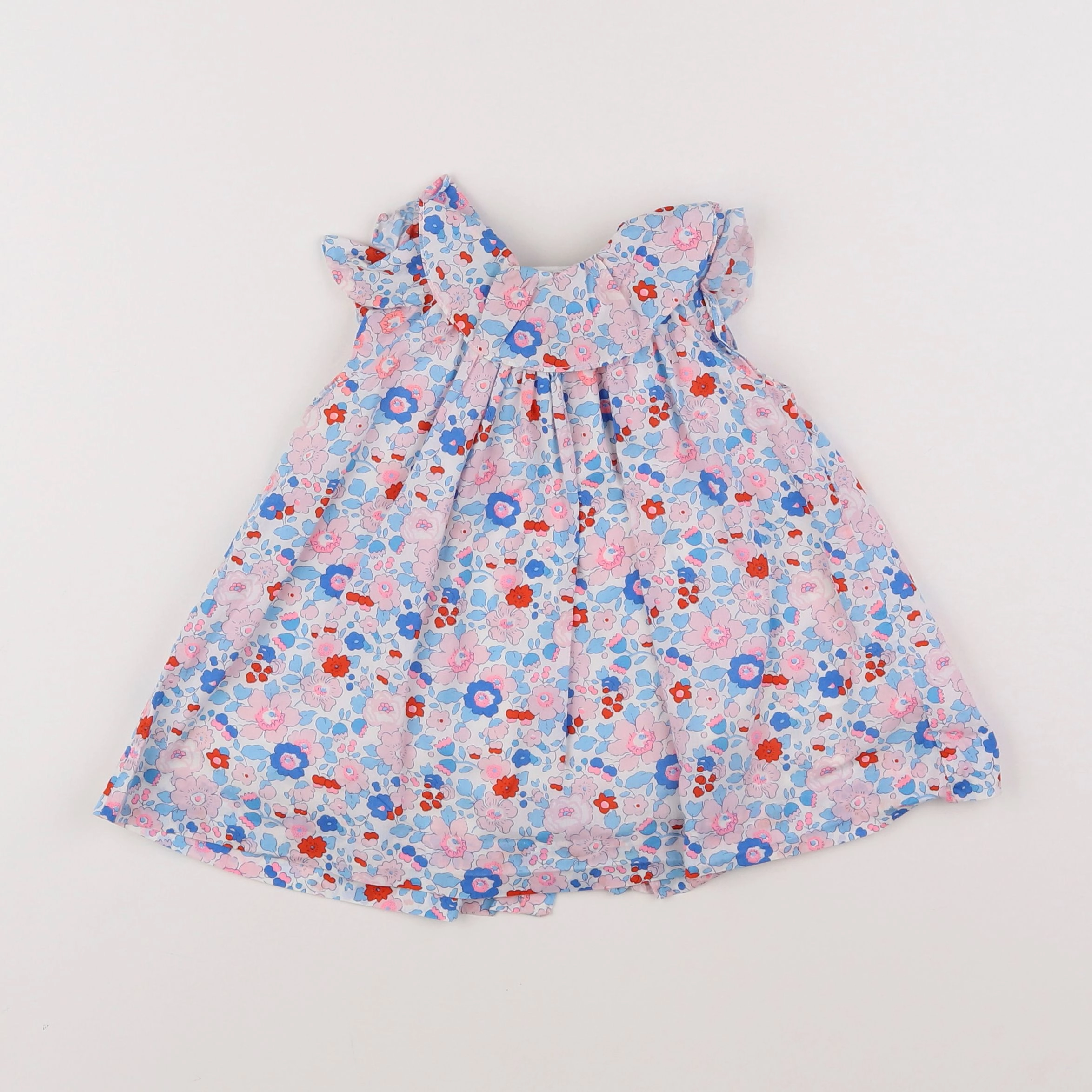 Jacadi - robe liberty multicolore - 12 mois