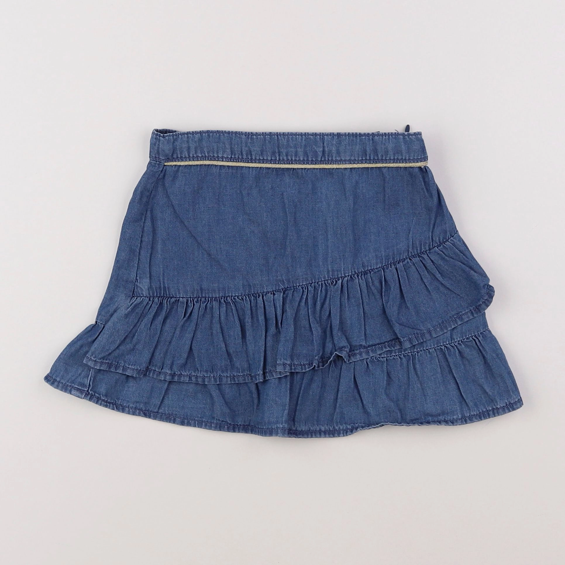 Vertbaudet - jupe bleu - 4 ans