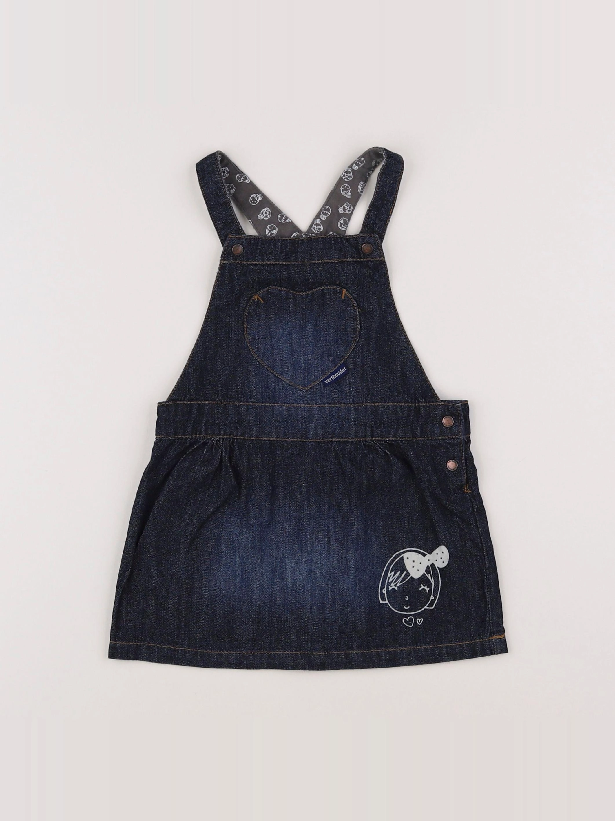 Vertbaudet - robe bleu - 3 ans