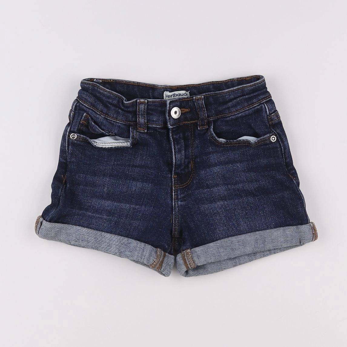 Vertbaudet - short bleu - 6 ans