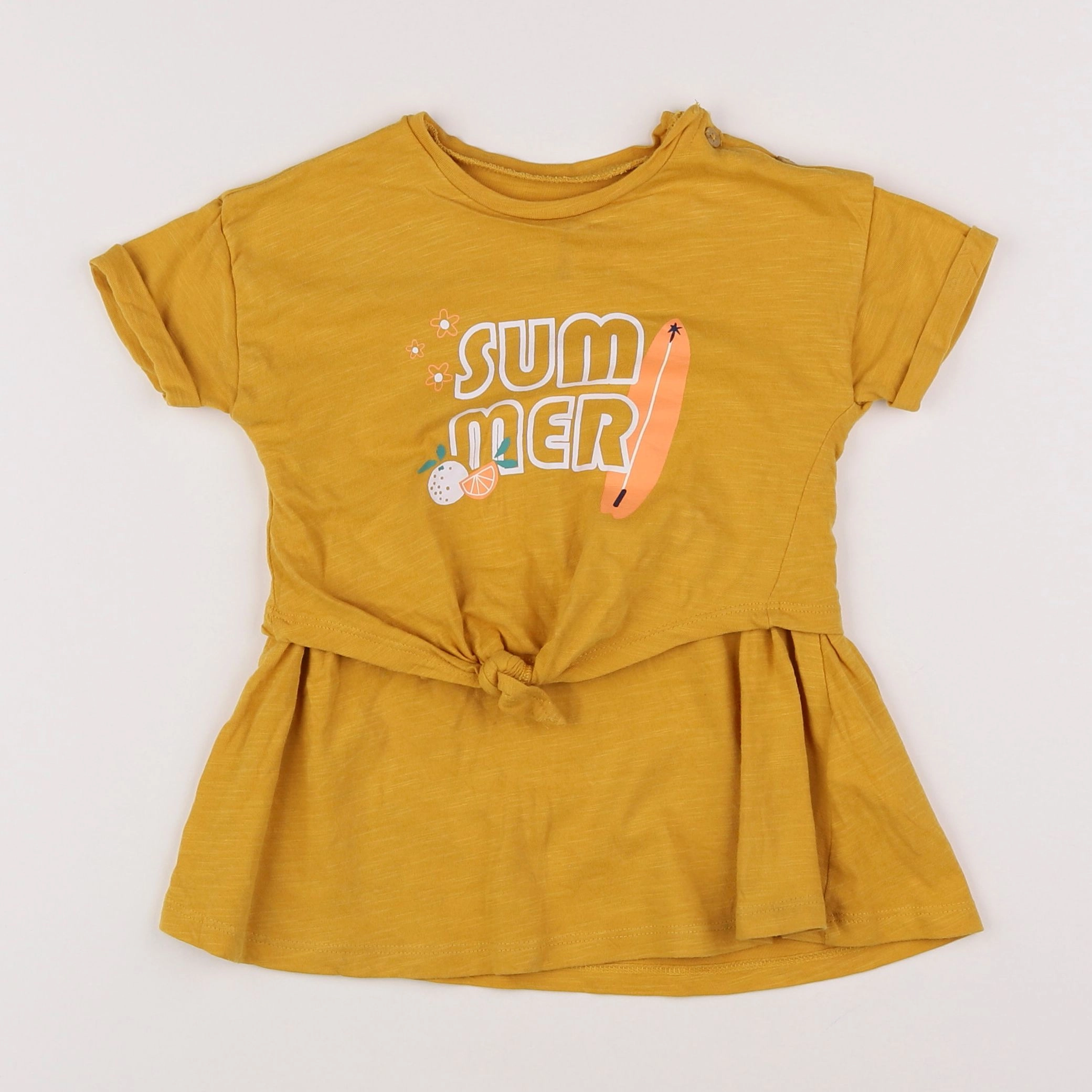 Vertbaudet - robe jaune - 18 mois
