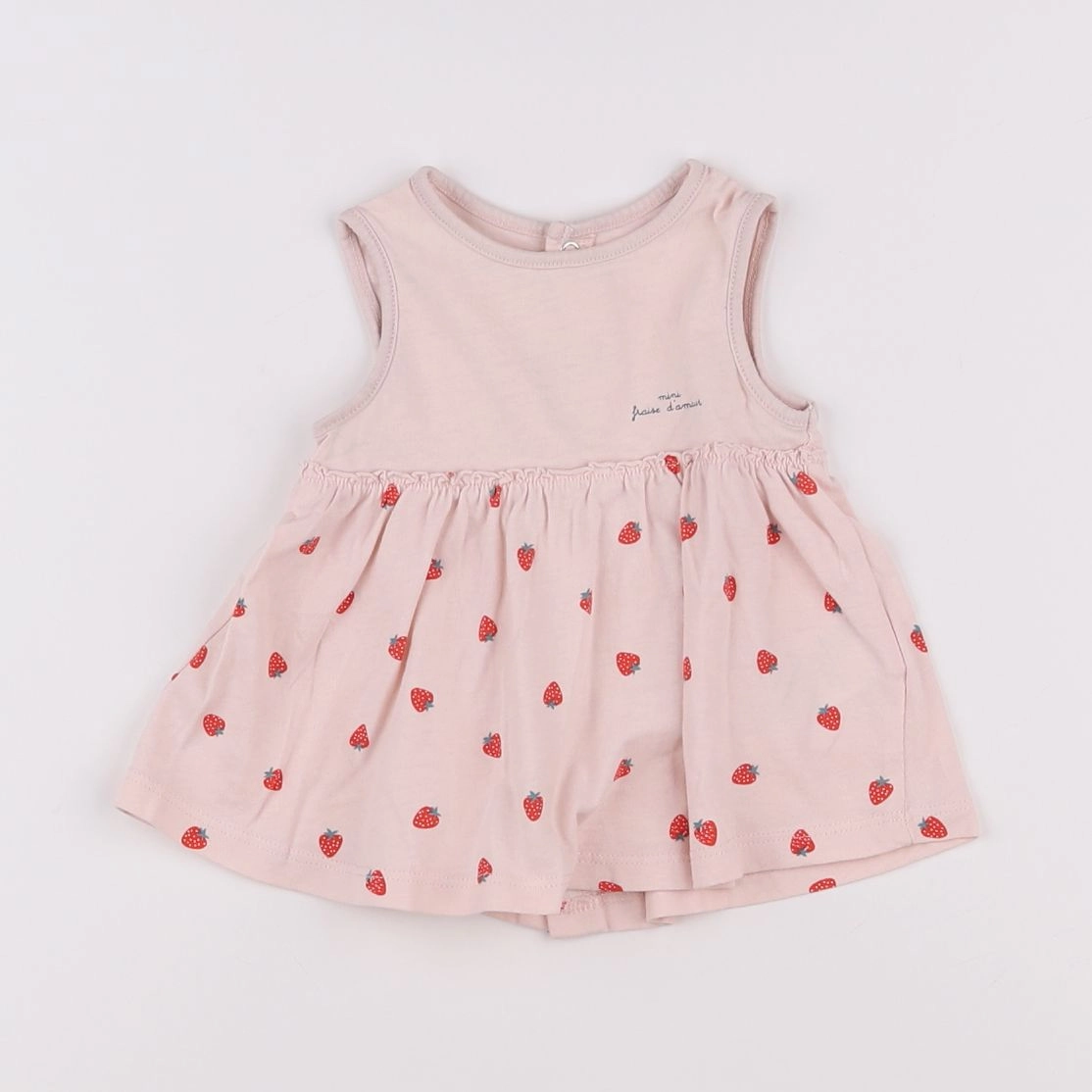 Vertbaudet - robe rose - 1 mois