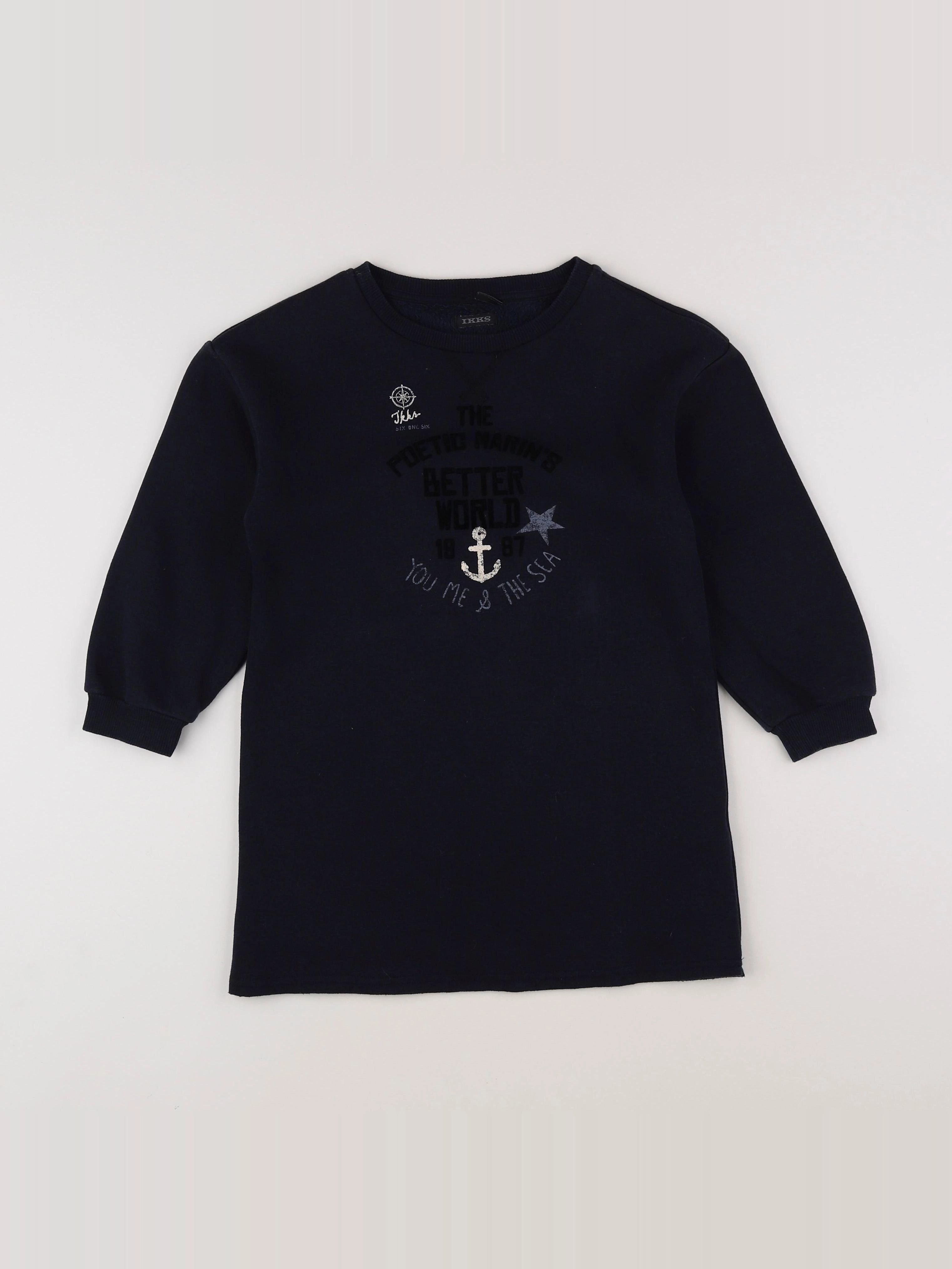 IKKS - robe bleu - 6 ans