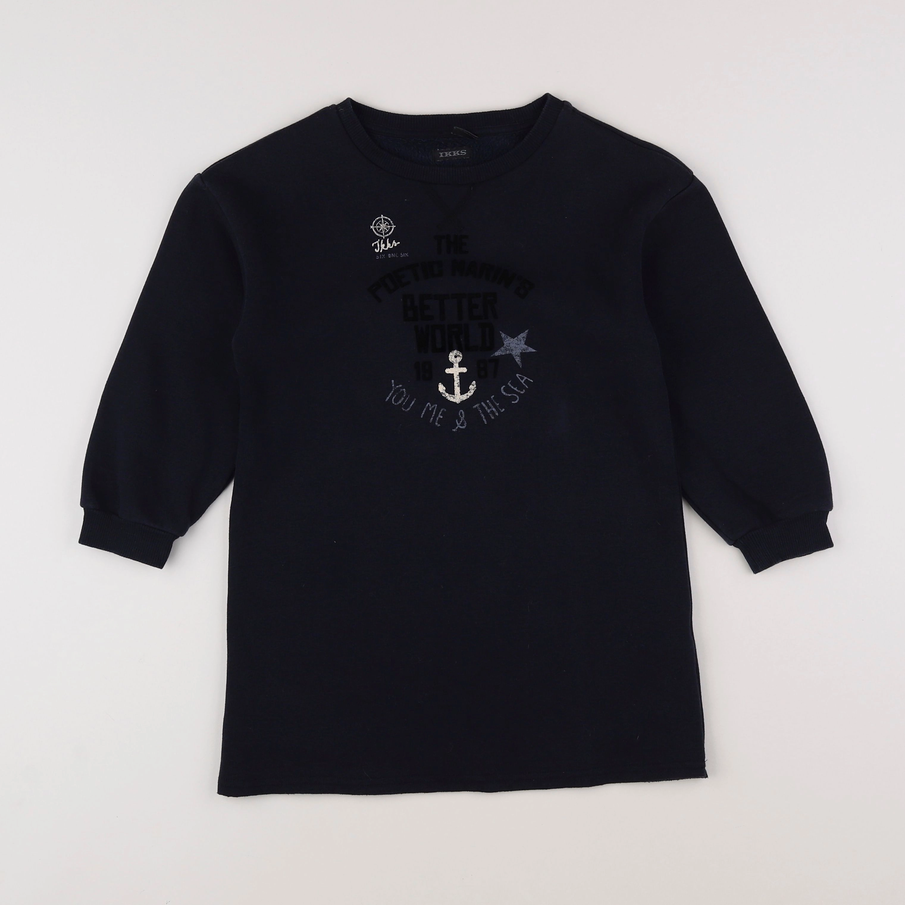 IKKS - robe bleu - 6 ans