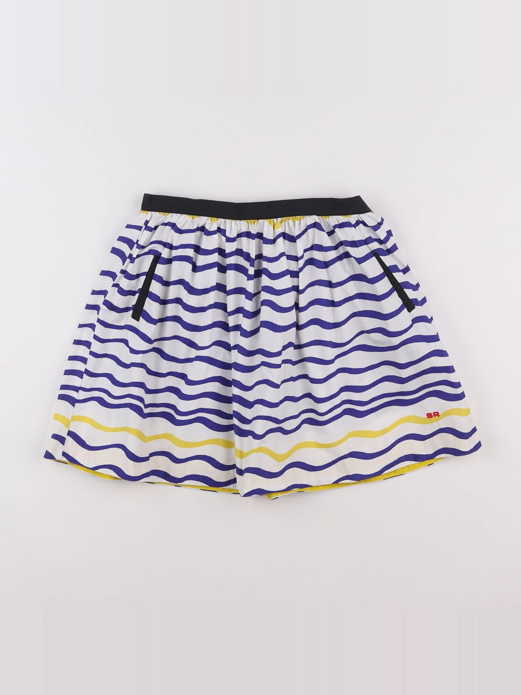 Sonia Rykiel - jupe blanc, bleu - 10 ans