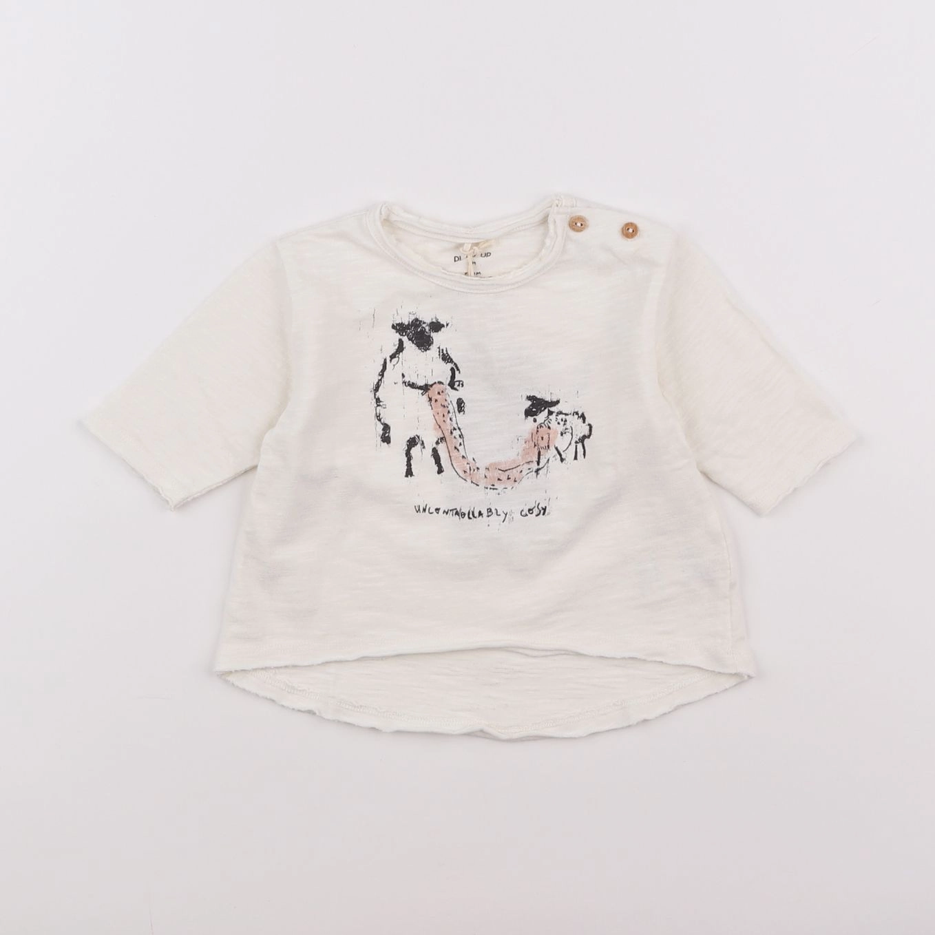 Play Up - tee-shirt beige - 3 mois