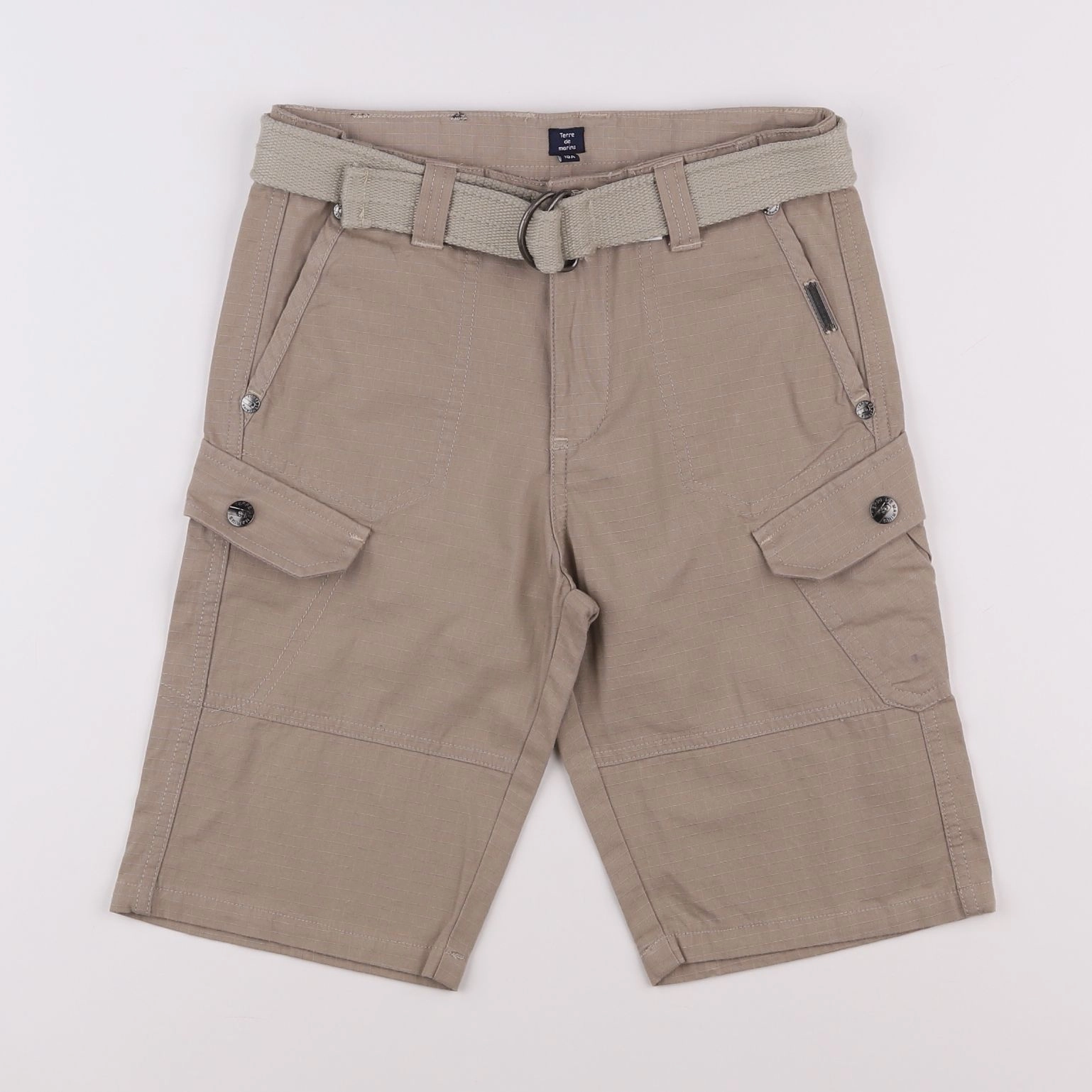 Terre de marins - short beige - 10 ans