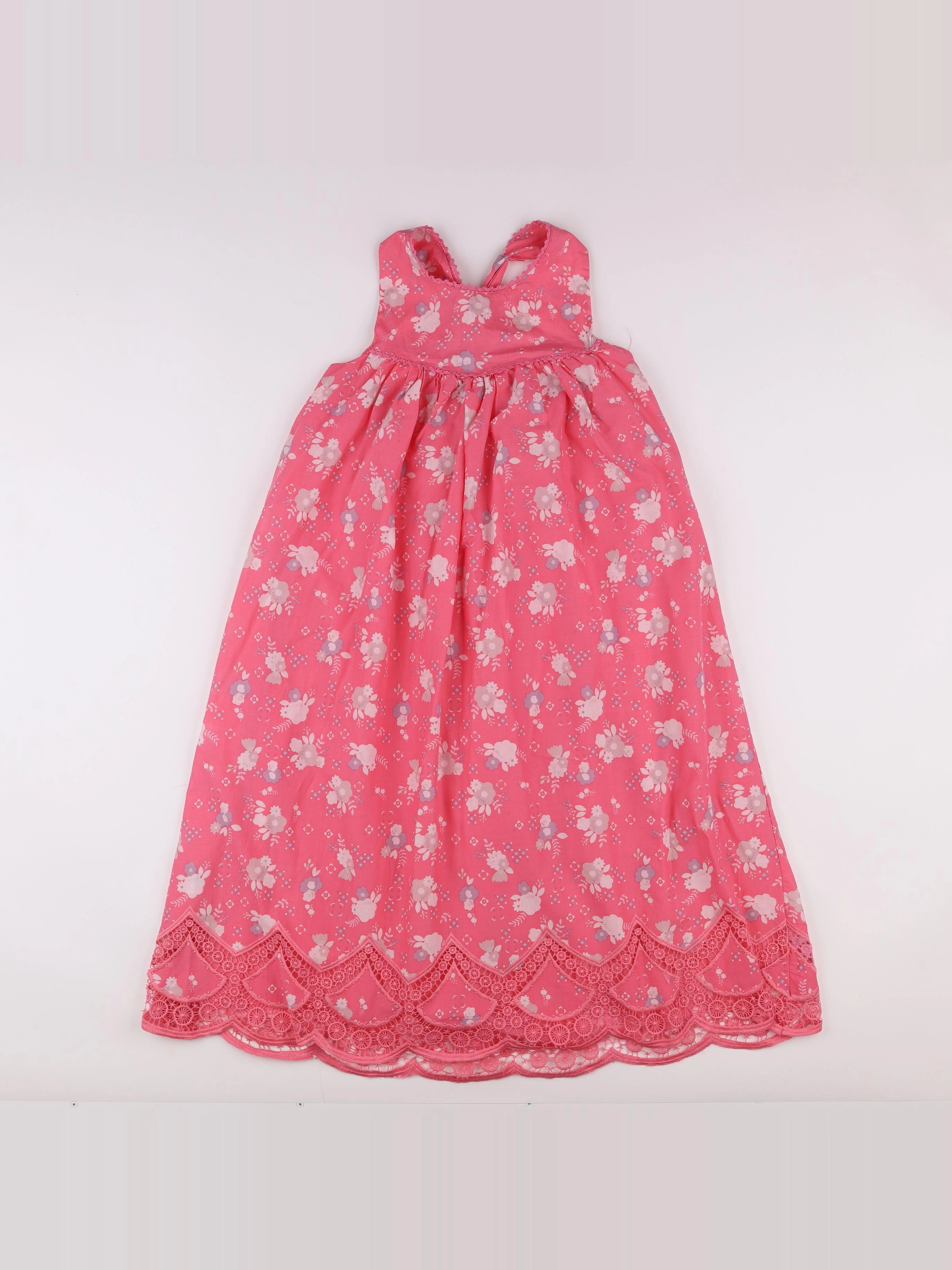 Vertbaudet - robe rose - 10 ans