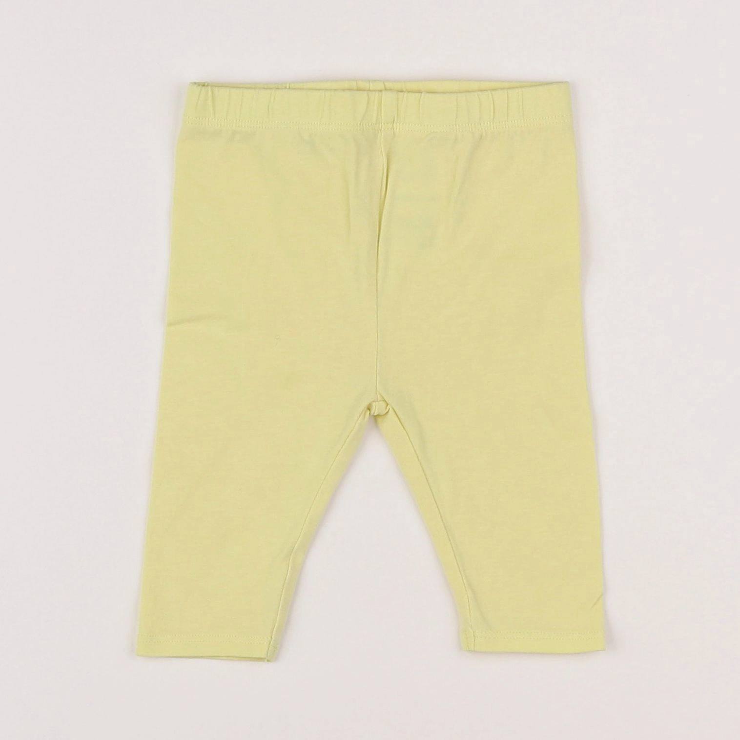 Vertbaudet - legging jaune - 9 mois