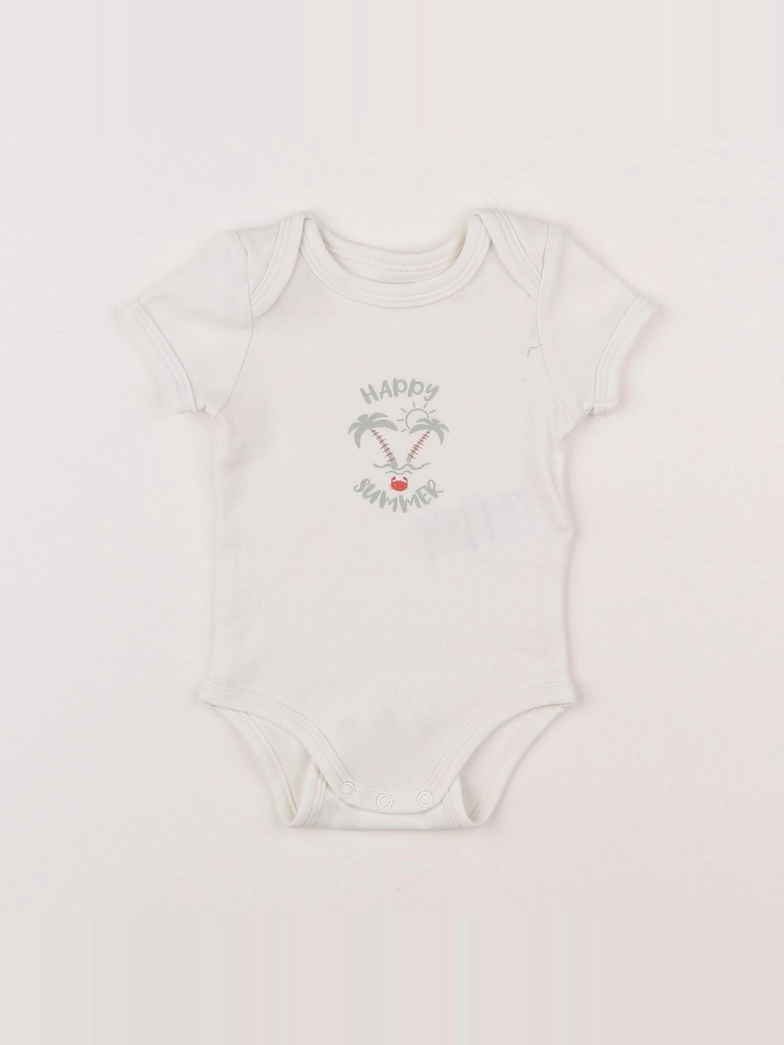 Vertbaudet - body blanc - 3 mois