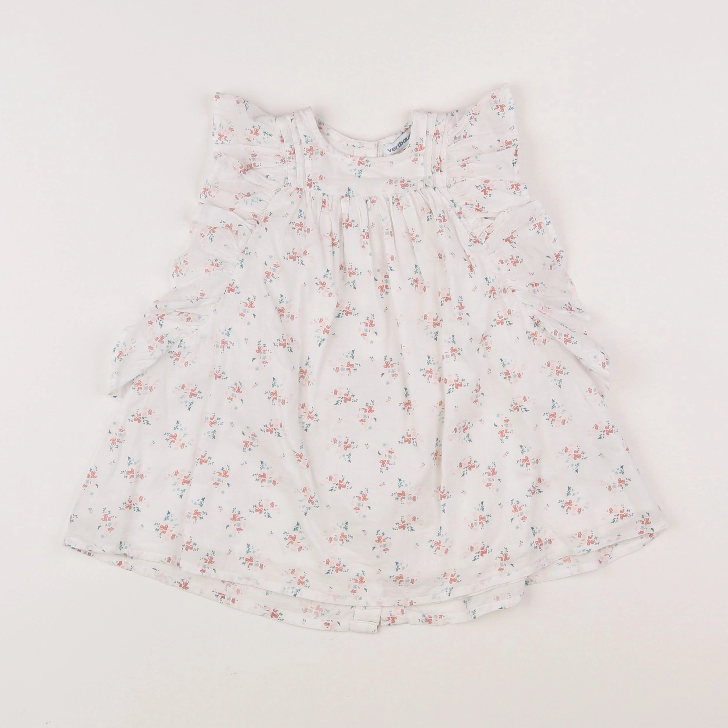 Vertbaudet - robe blanc - 12 mois