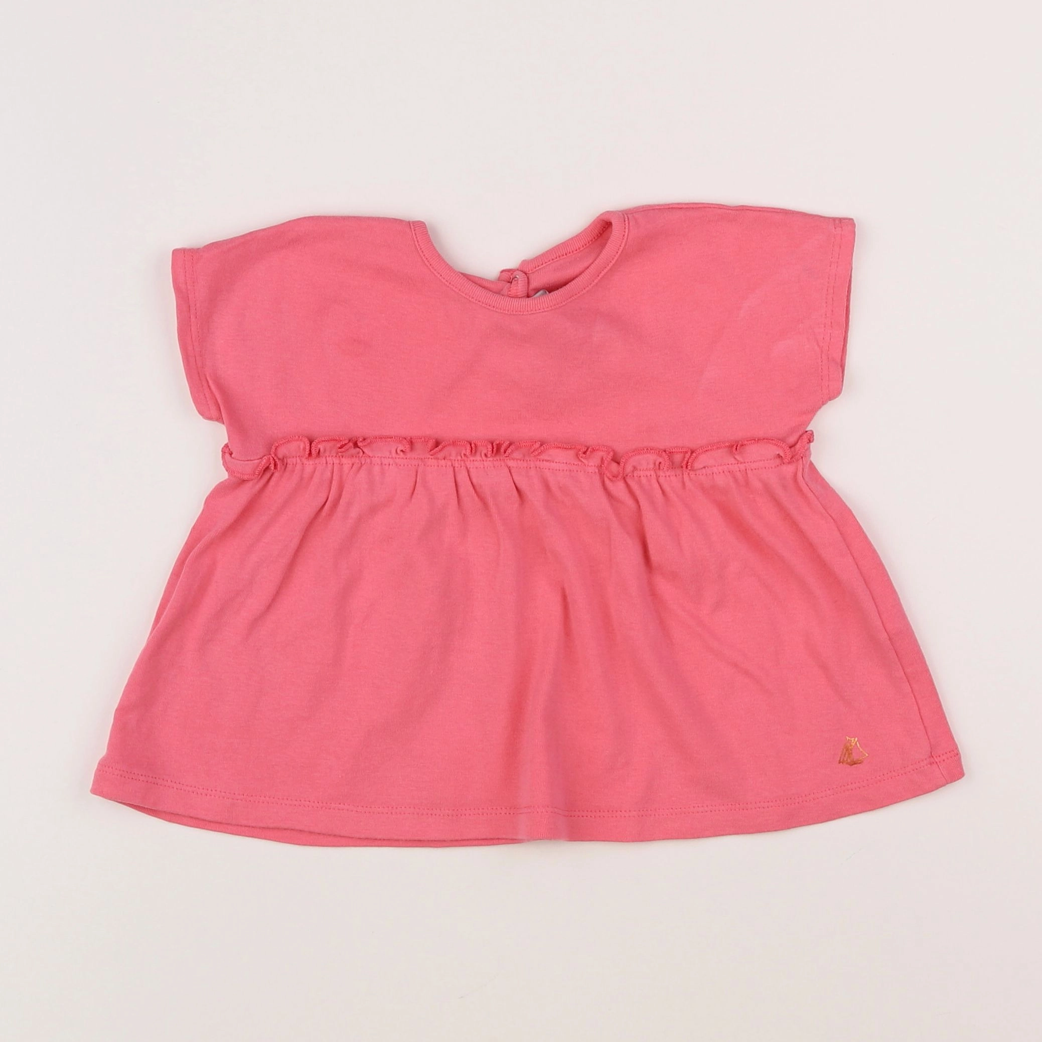 Petit Bateau - tee-shirt rose - 2 ans