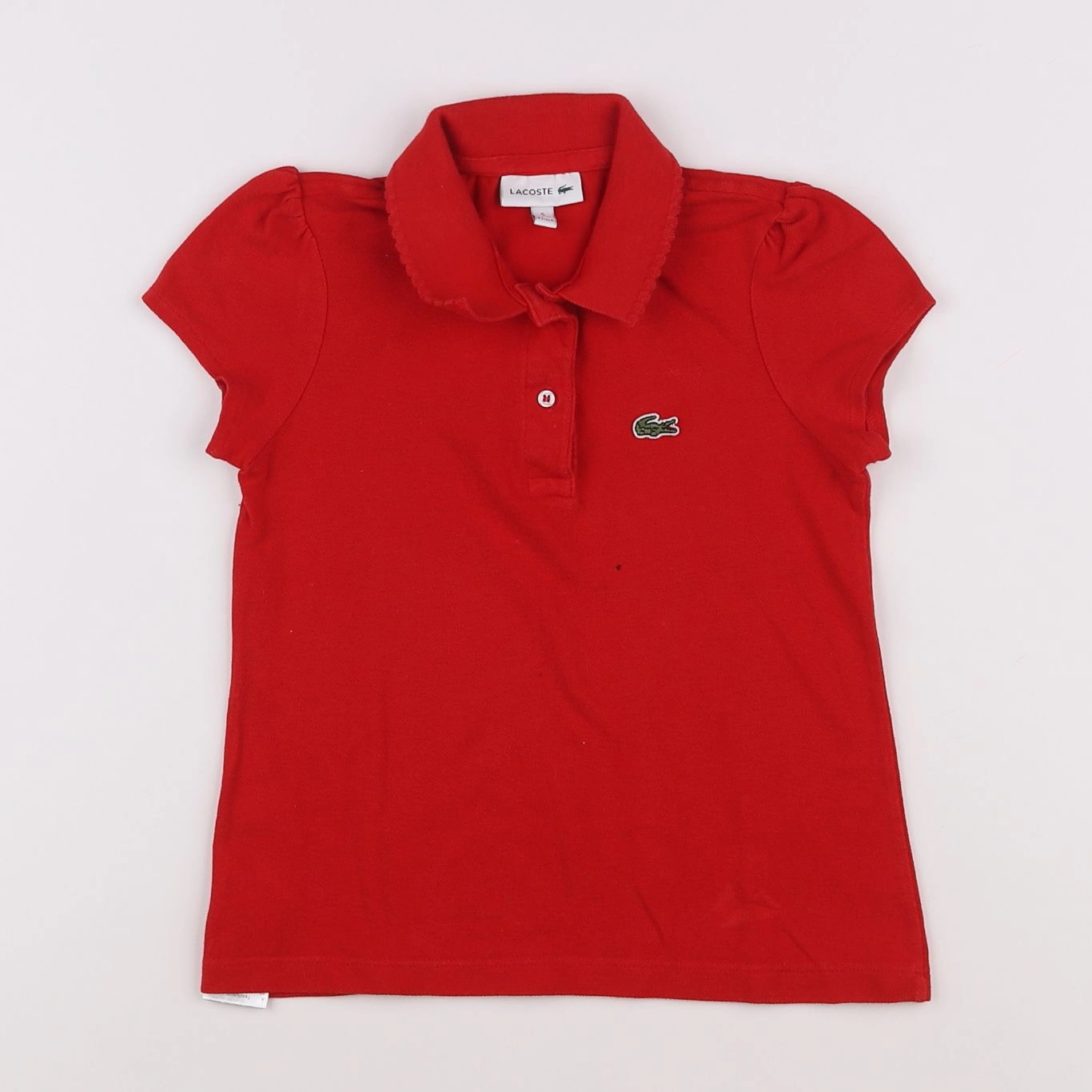 Lacoste - tee-shirt rouge - 5 ans