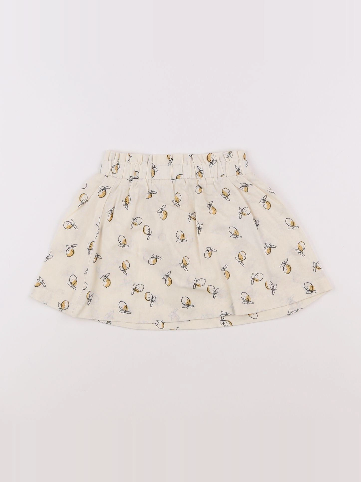 Vertbaudet - jupe beige, multicolore - 2 ans