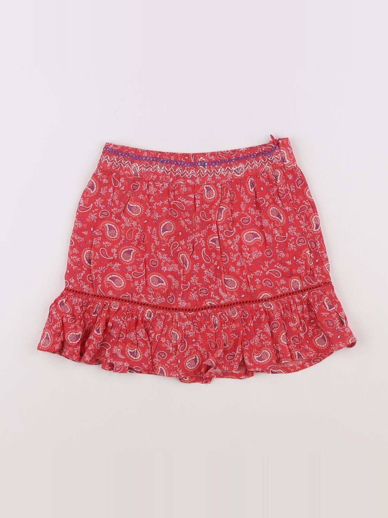 IKKS - jupe rouge - 2 ans