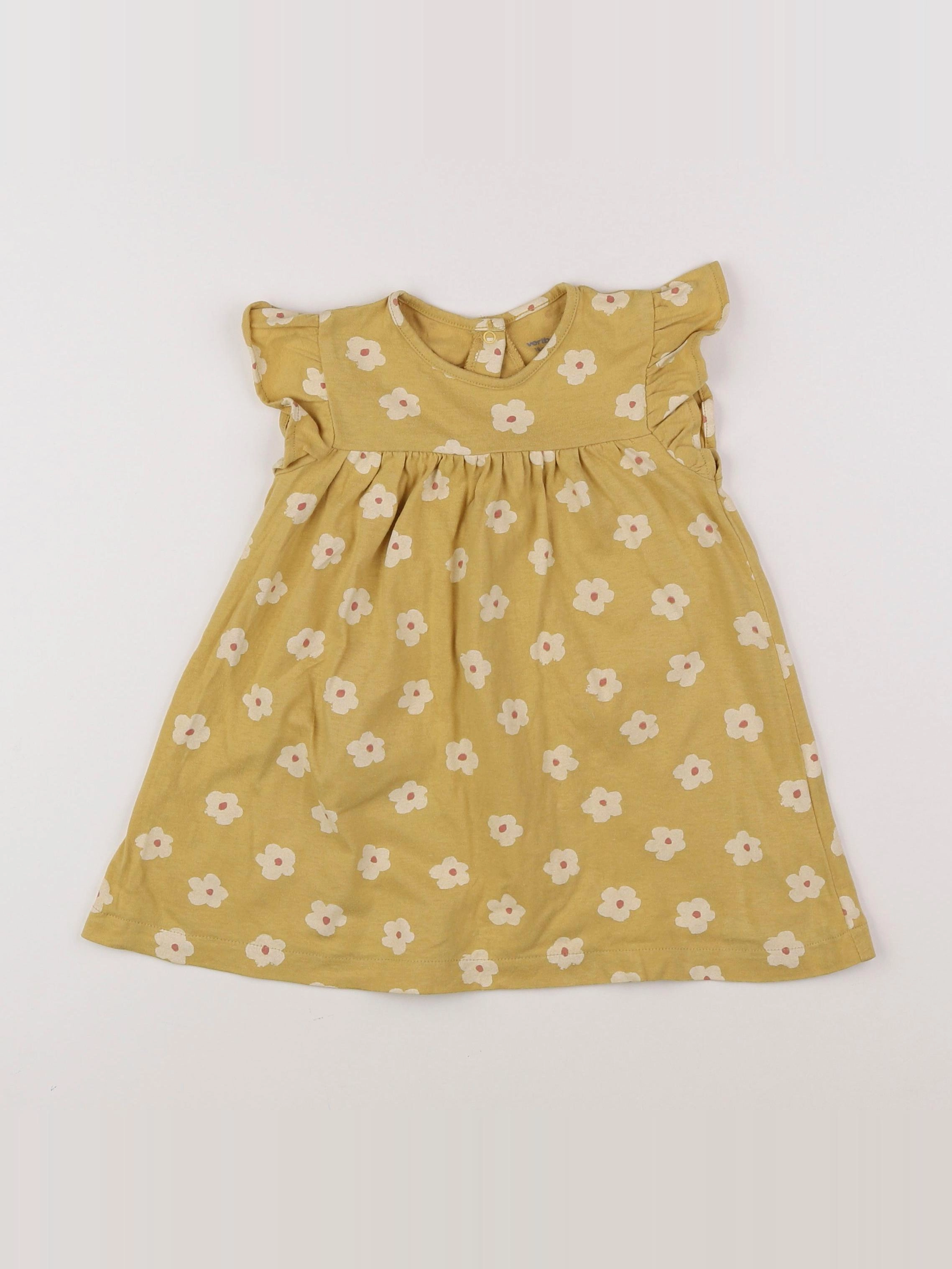 Vertbaudet - robe jaune - 18 mois