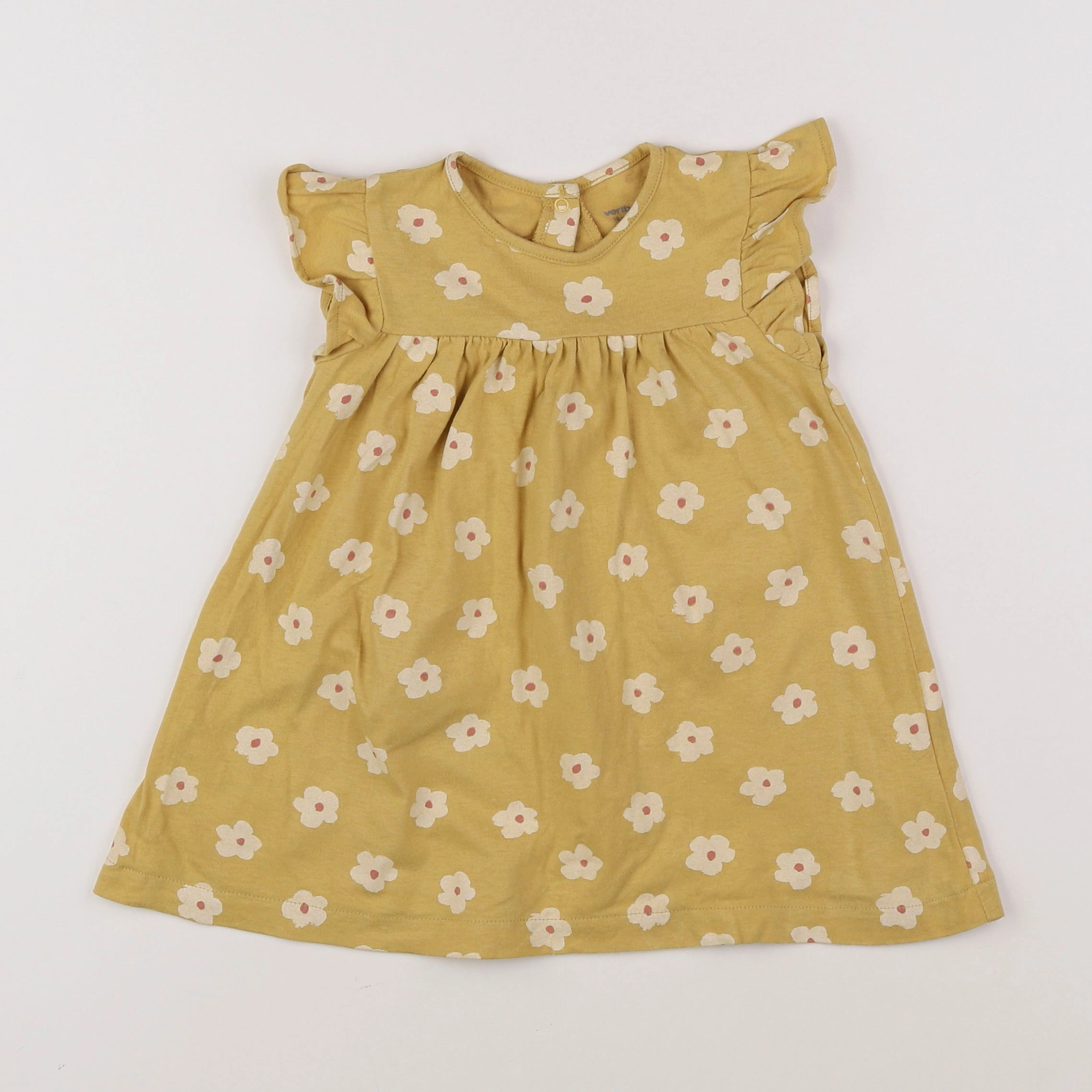 Vertbaudet - robe jaune - 18 mois