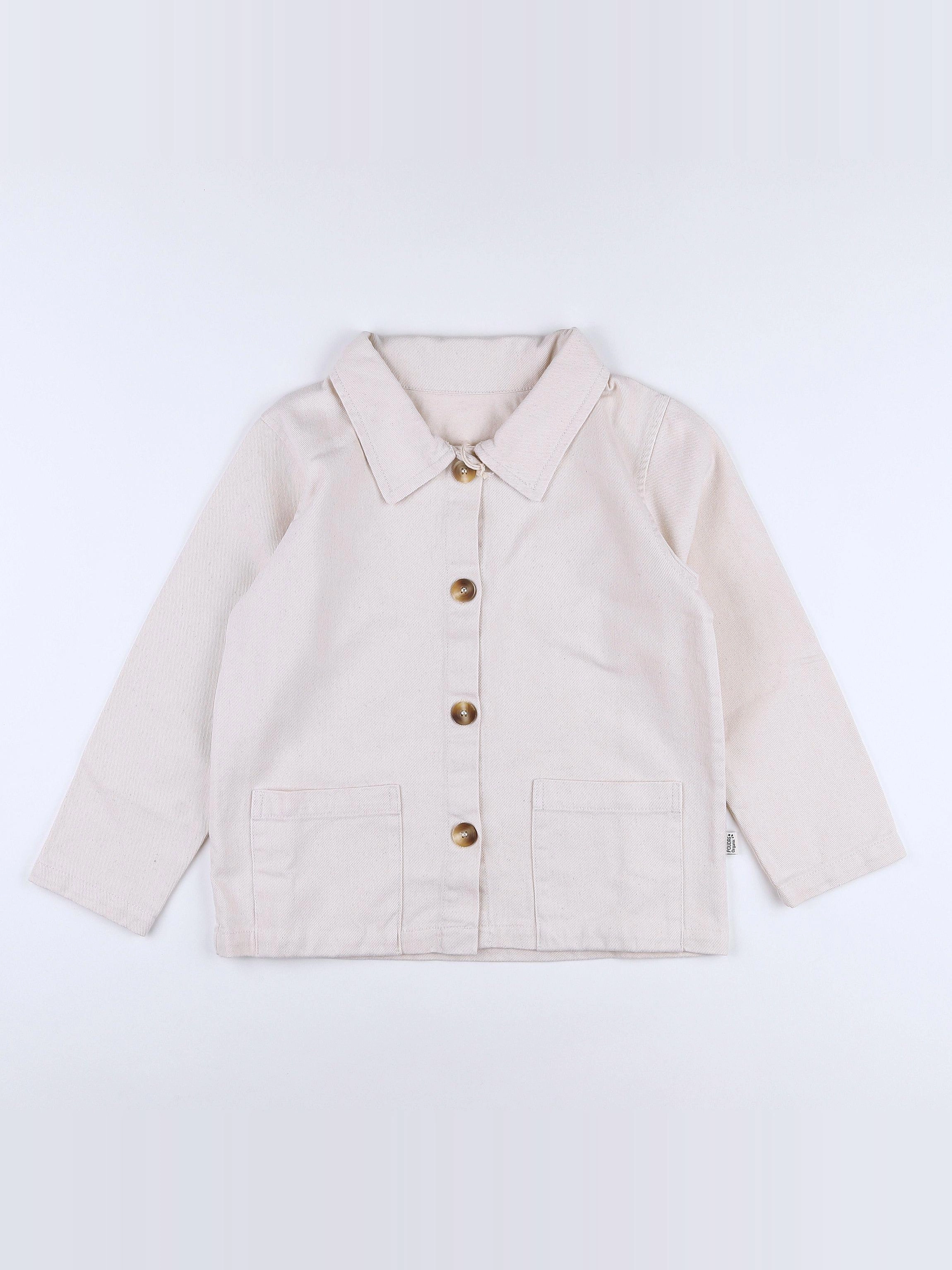 Poudre Organic - veste beige - 12 ans