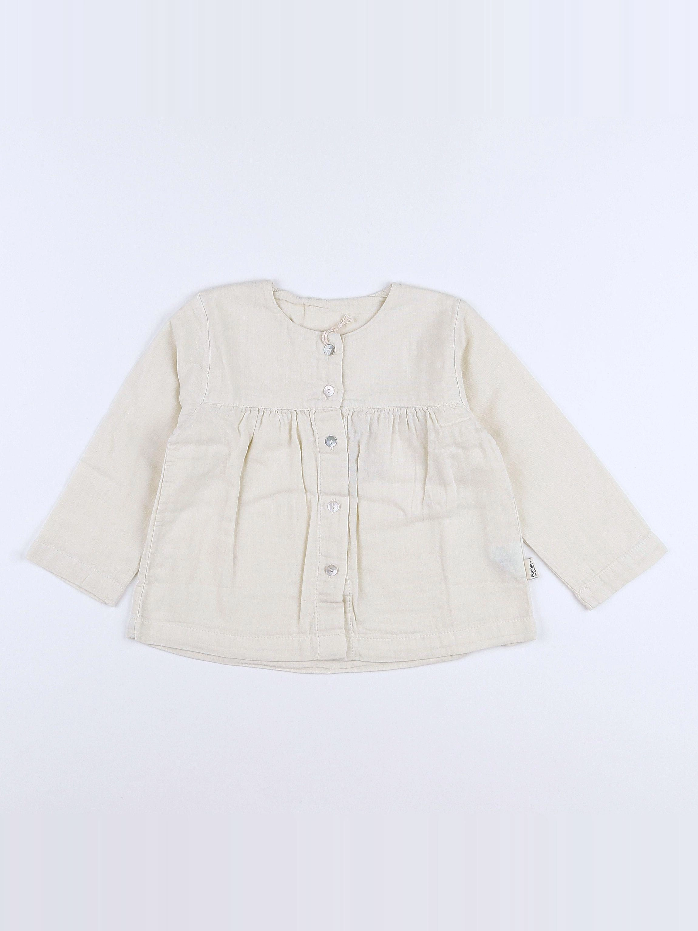 Poudre Organic - blouse beige - 10 ans