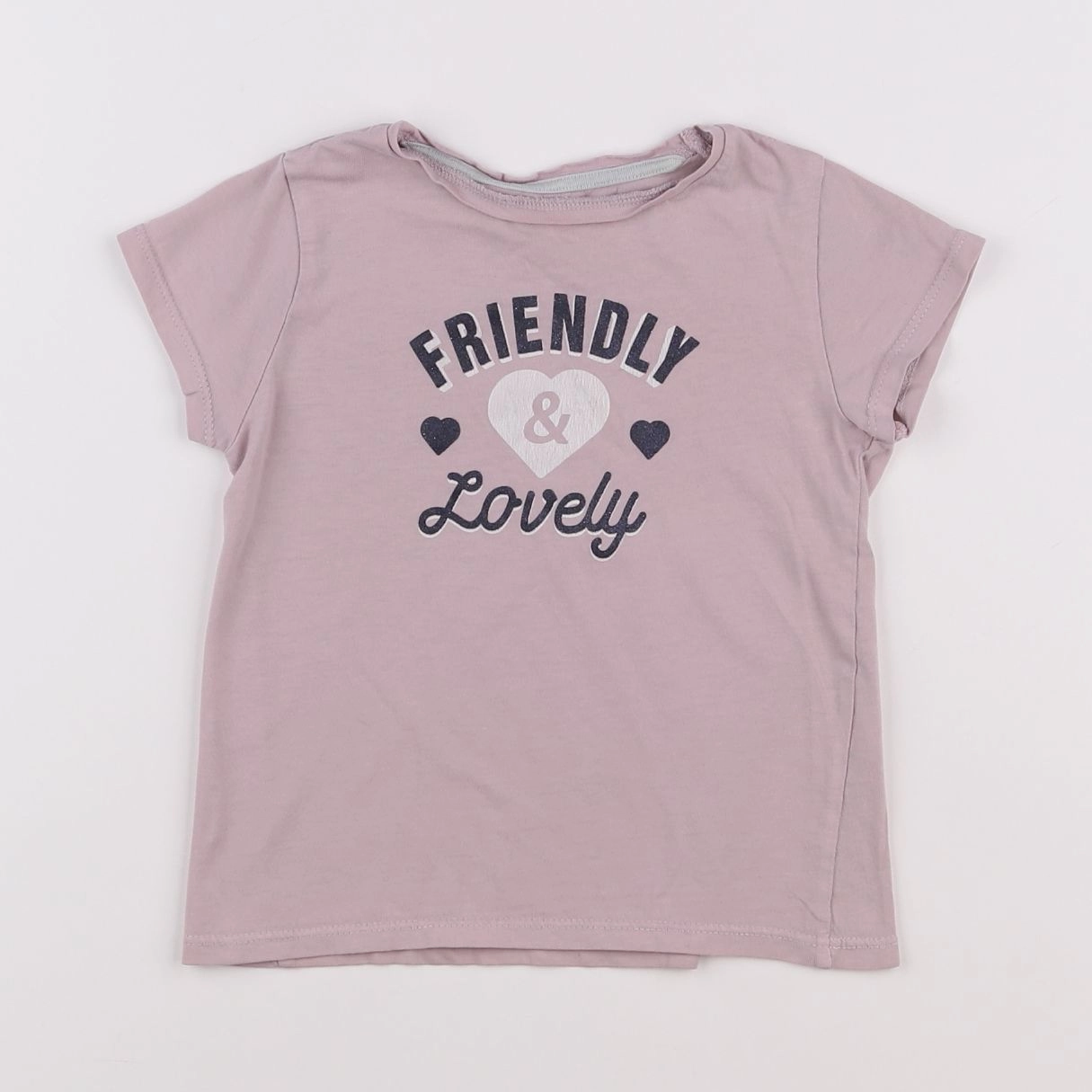 Vertbaudet - tee-shirt rose - 5 ans