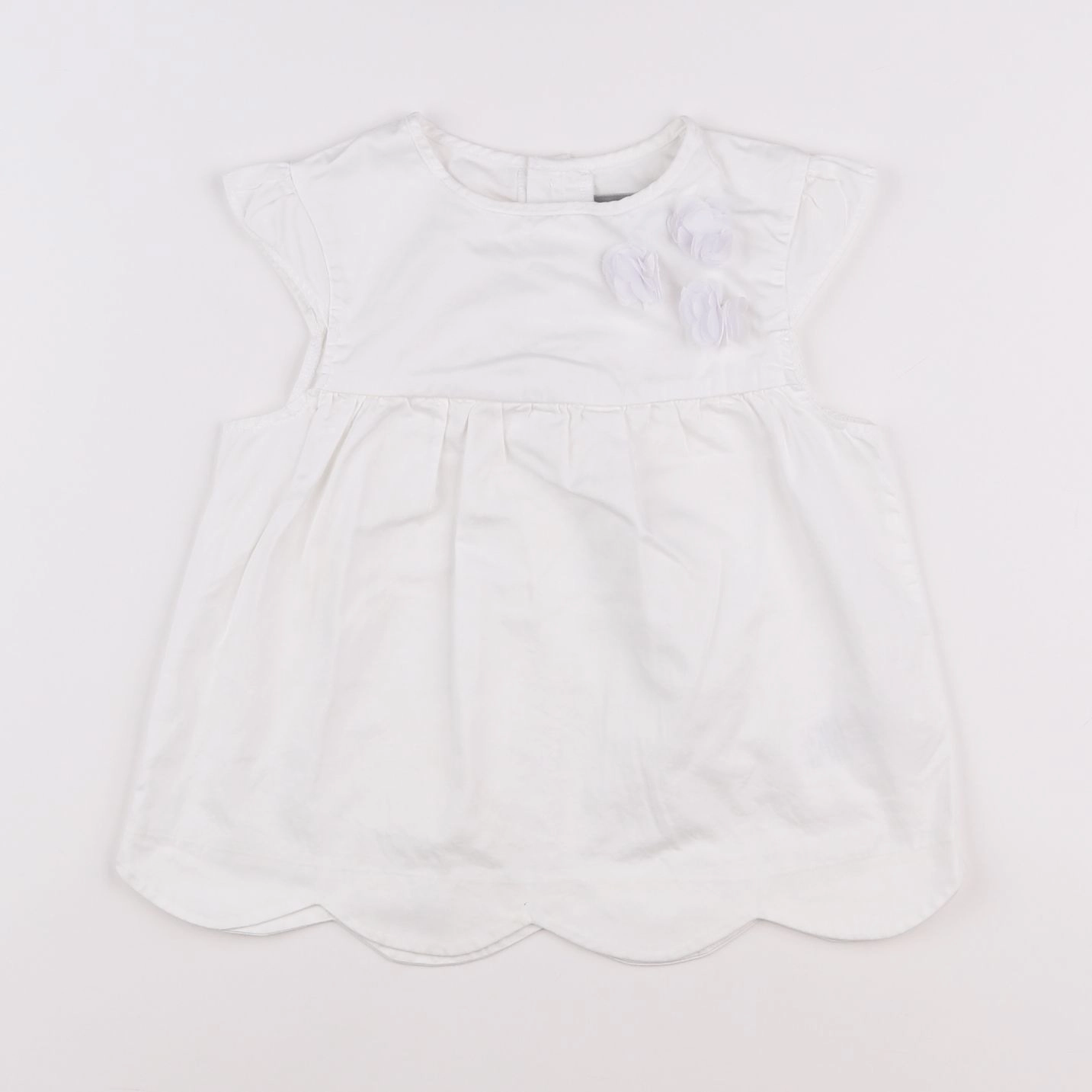 Vertbaudet - blouse blanc - 7 ans