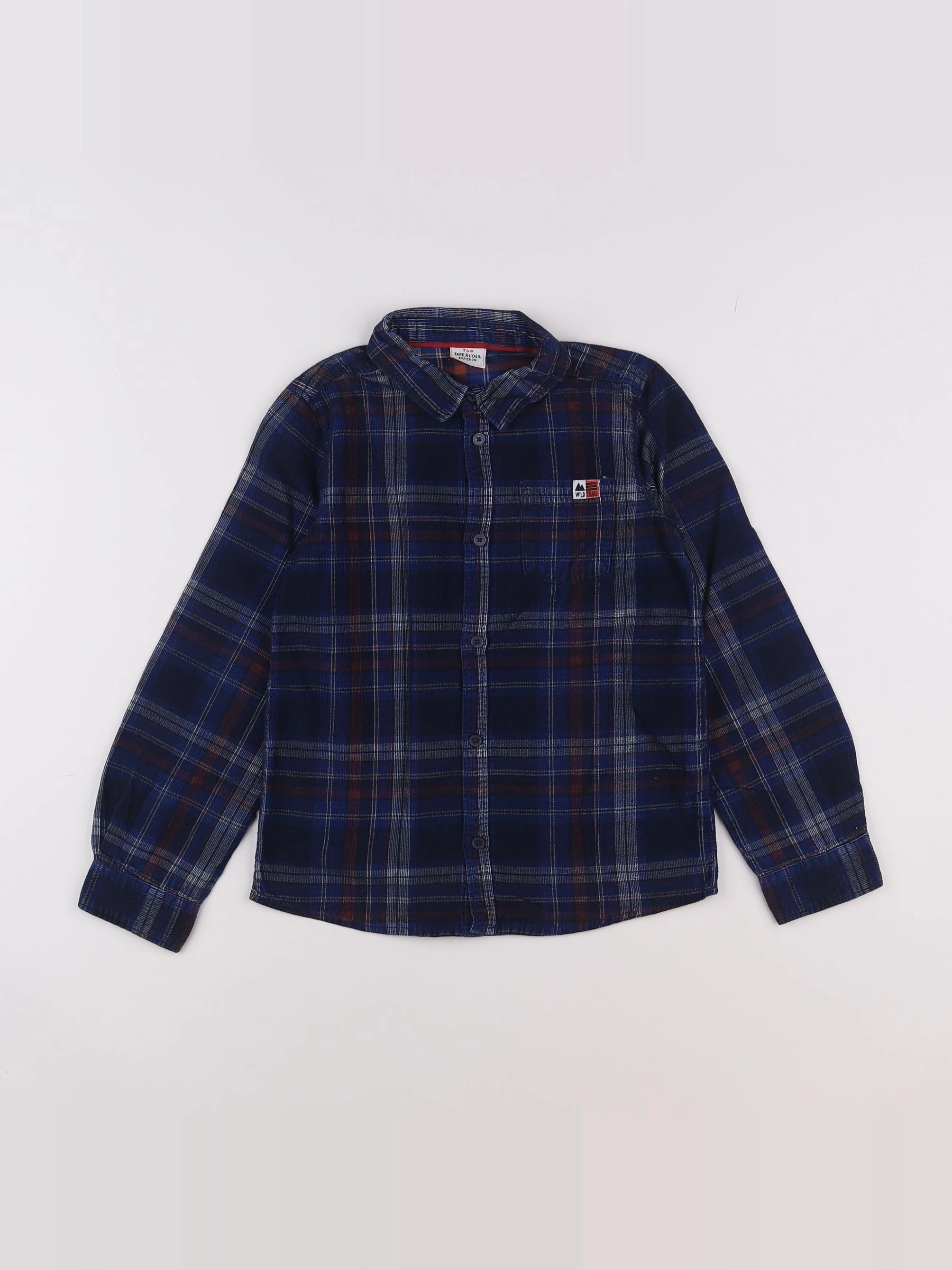 Tape à l'oeil - chemise bleu - 8 ans