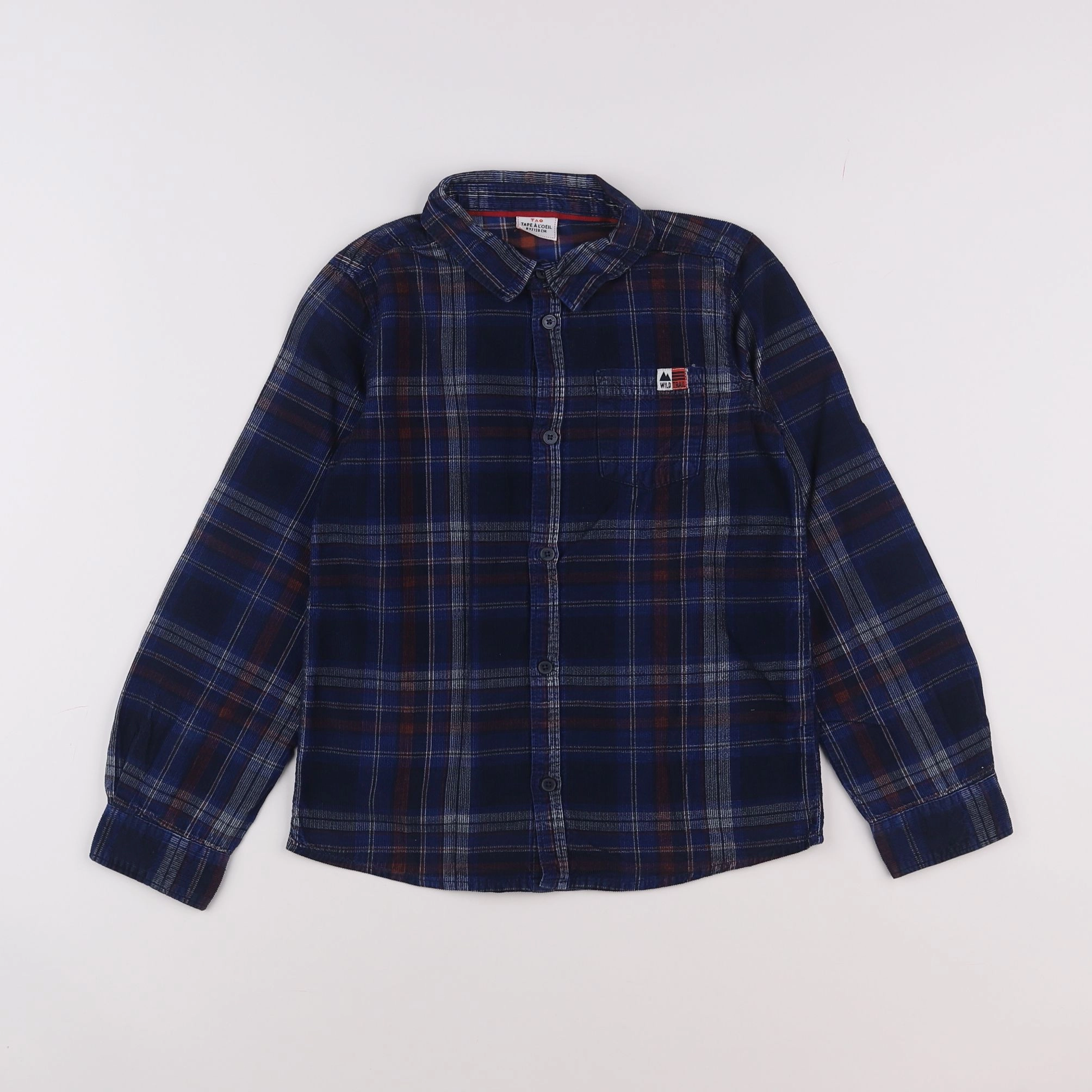 Tape à l'oeil - chemise bleu - 8 ans