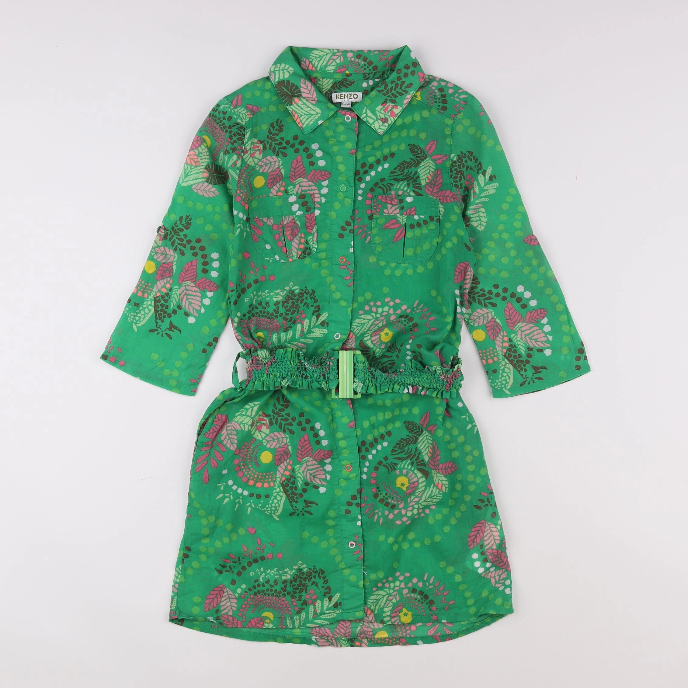 Kenzo - robe vert - 10 ans