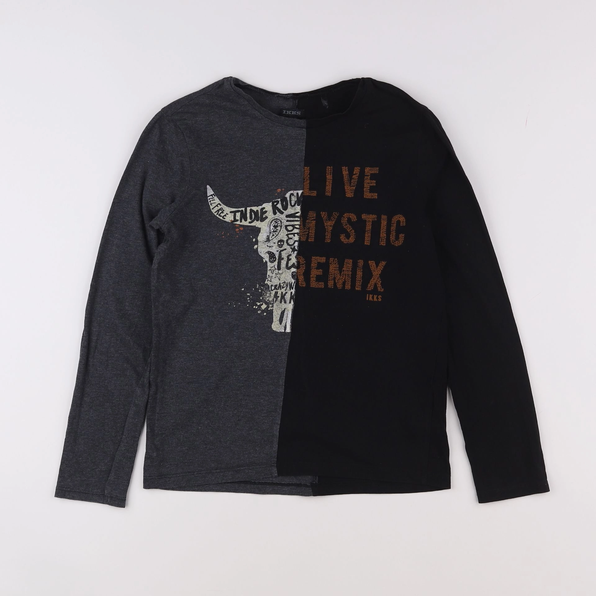 IKKS - tee-shirt noir - 10 ans