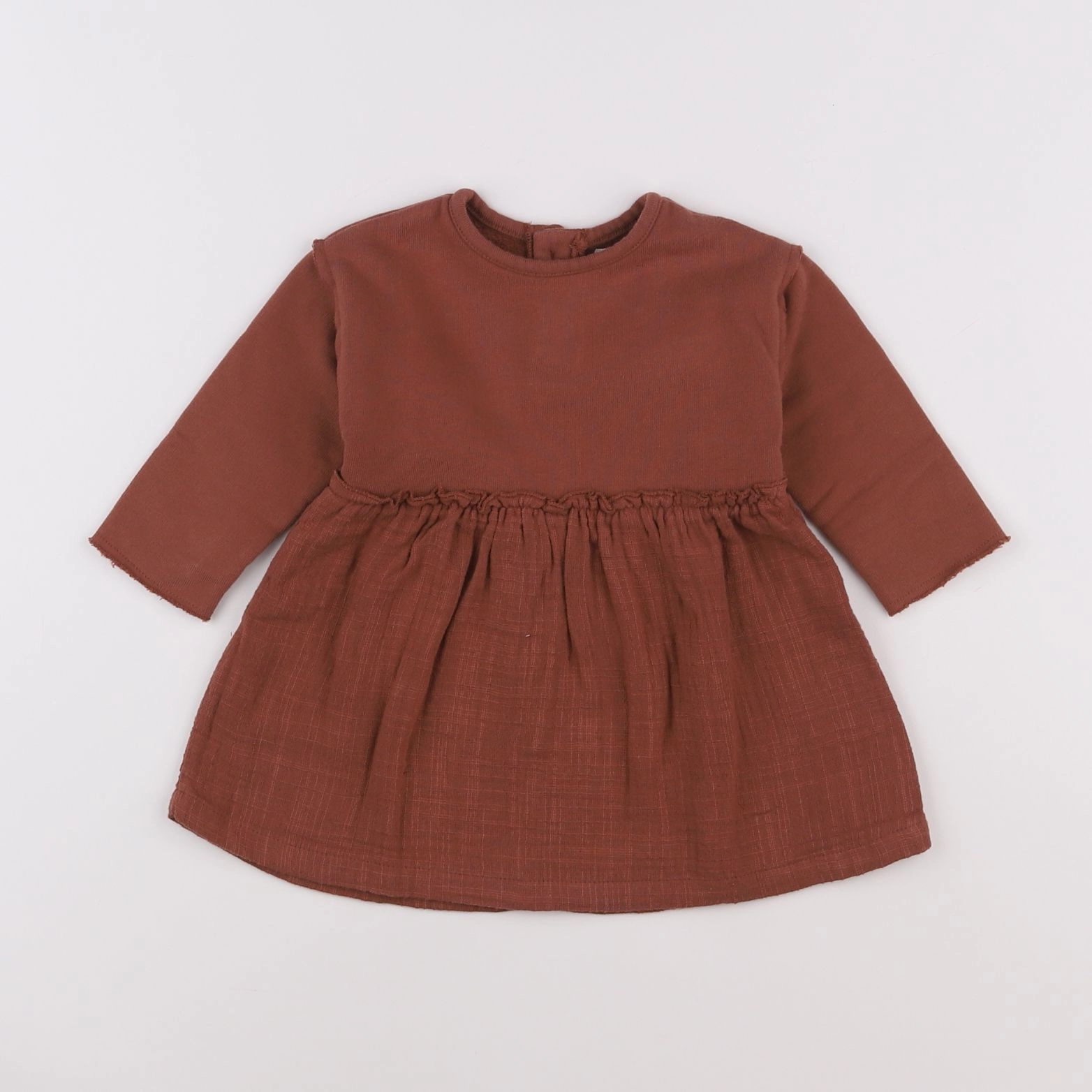 Play Up - robe marron - 6 mois