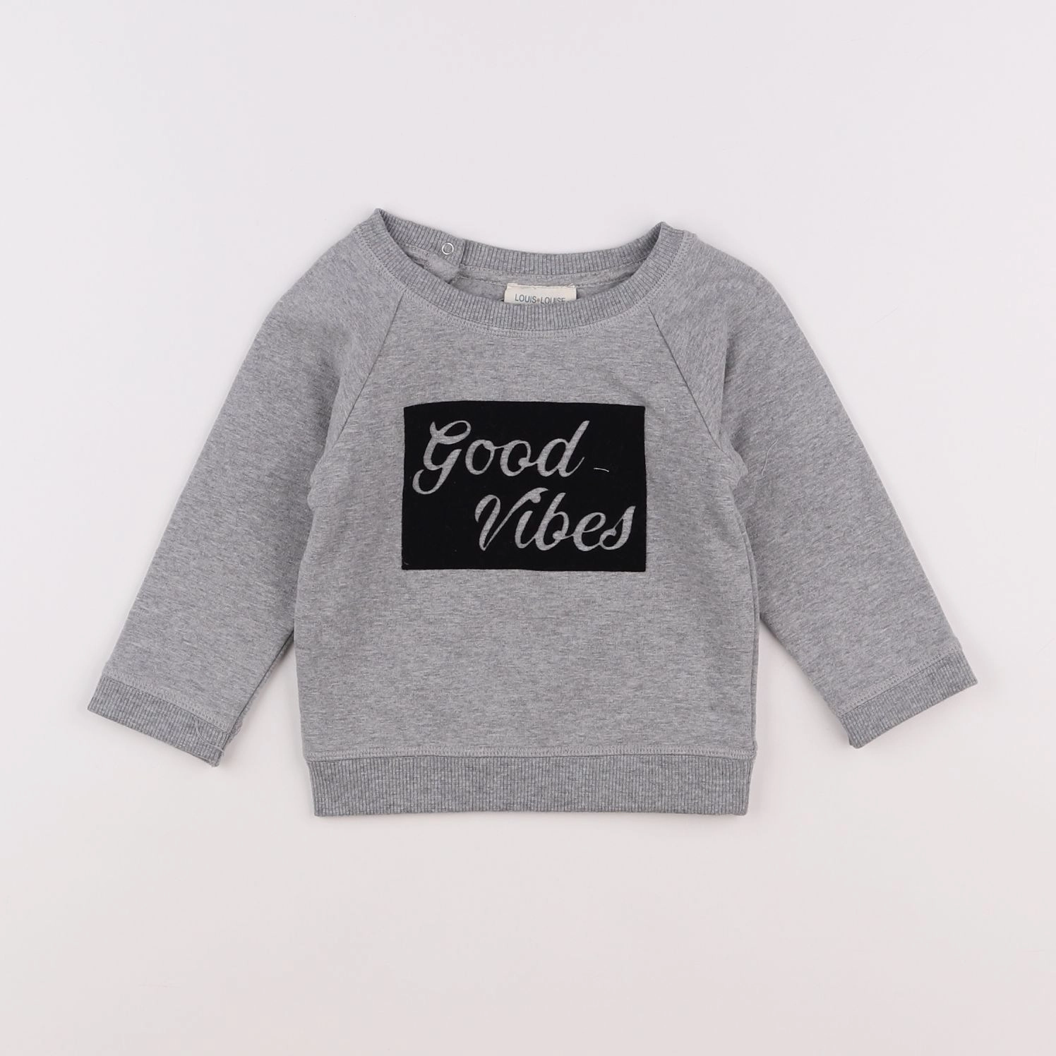 Louis Louise - sweat gris - 12 mois