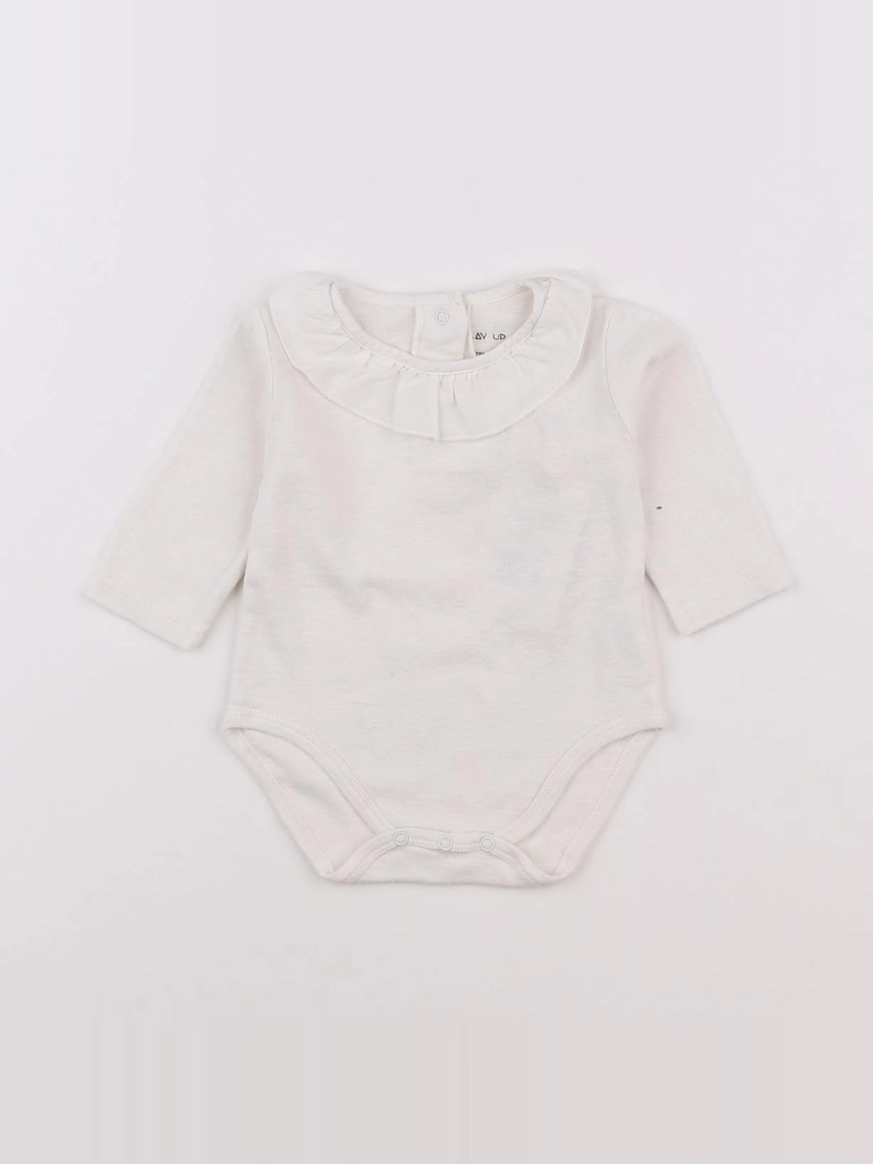Play Up - body à col beige - 3 mois