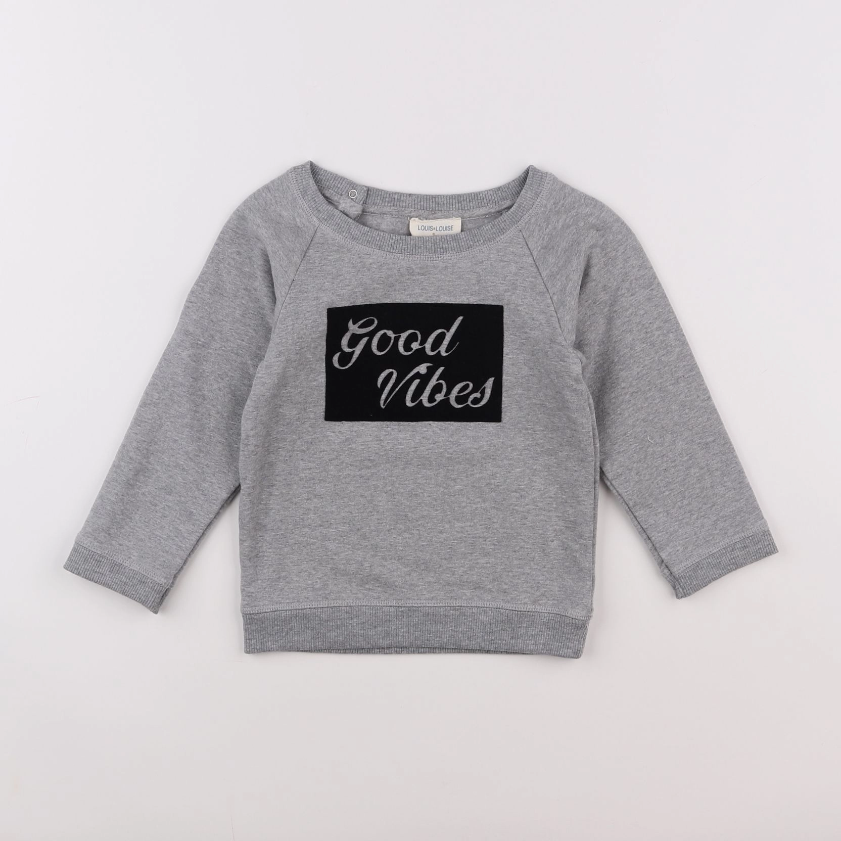 Louis Louise - sweat gris - 2 ans