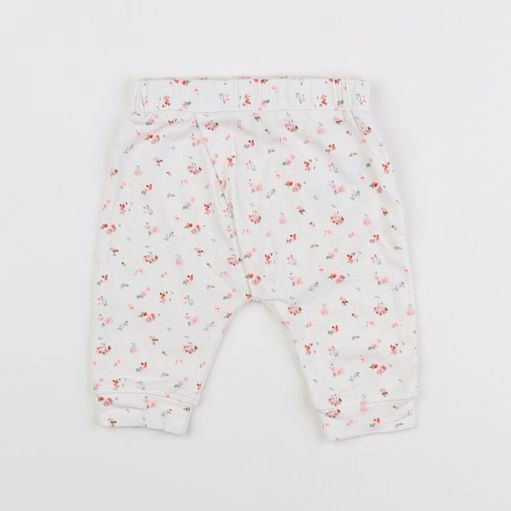 Vertbaudet - legging blanc, multicolore - 6 mois
