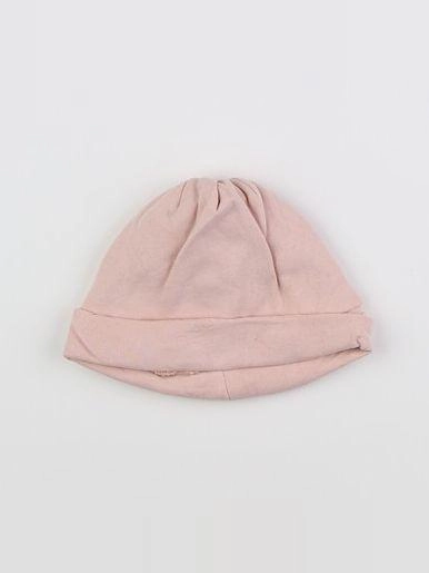 Vertbaudet - bonnet rose - 12 mois