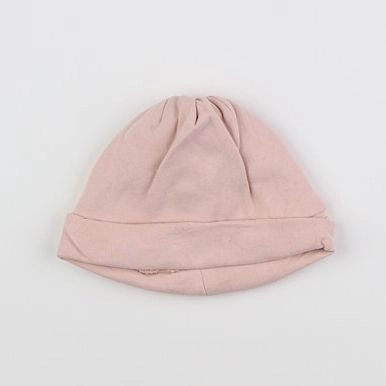 Vertbaudet - bonnet rose - 12 mois