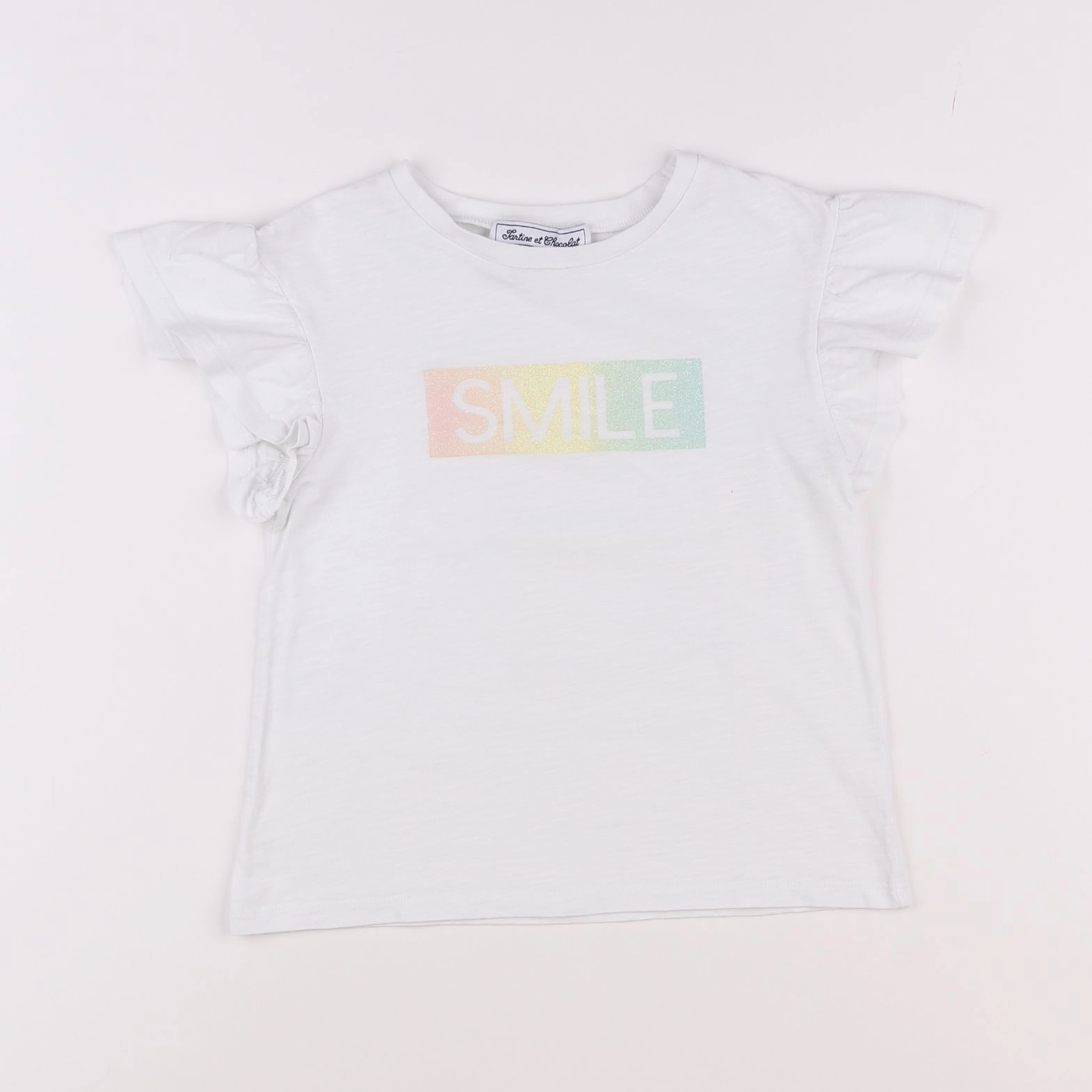 Tartine & Chocolat - tee-shirt blanc - 8 ans