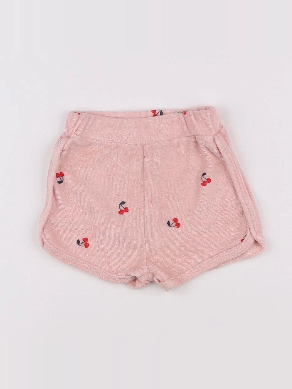 Vertbaudet - short rose - 6 mois